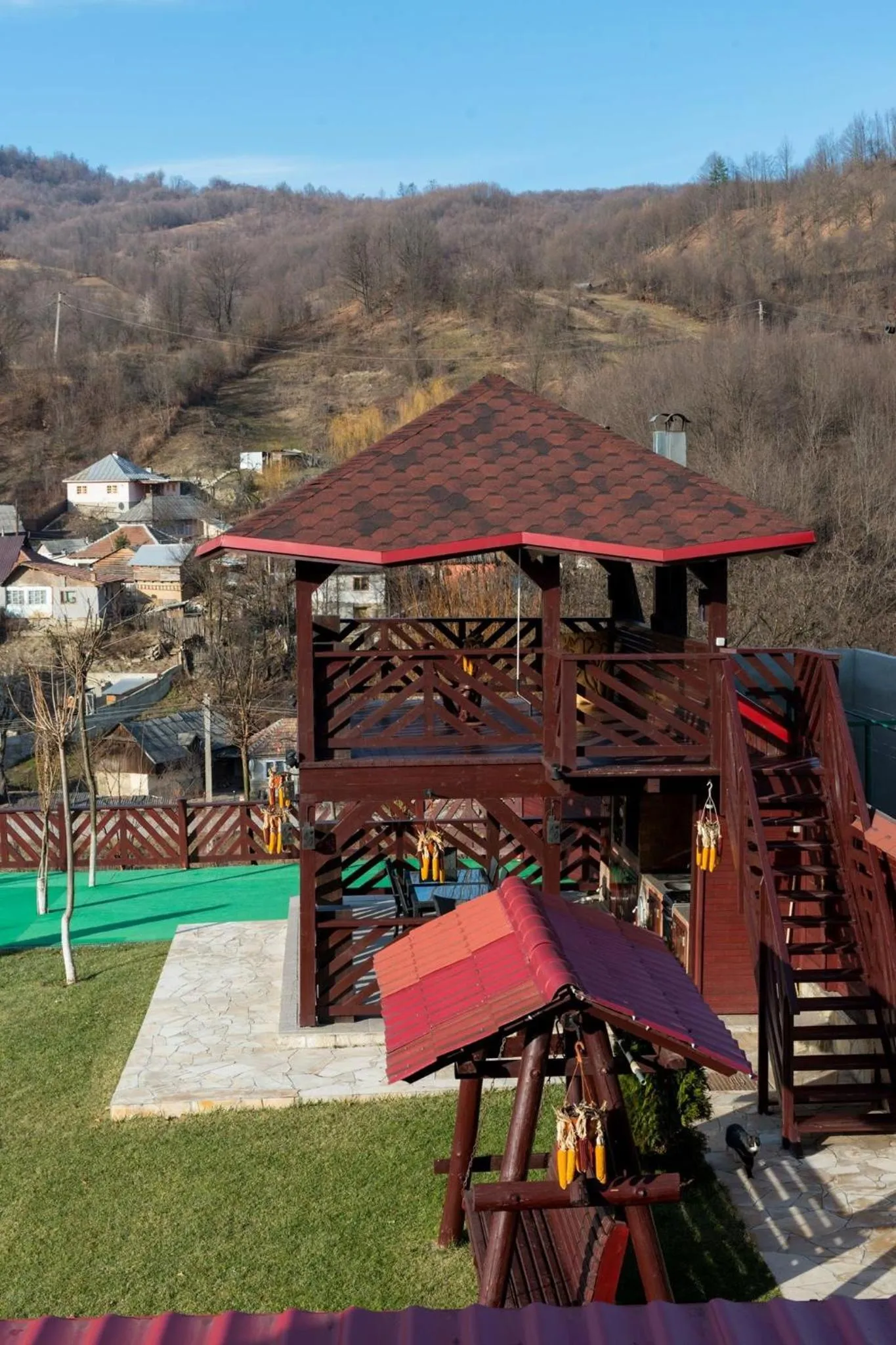 Bird's eye view in Pridvorul Haiducilor