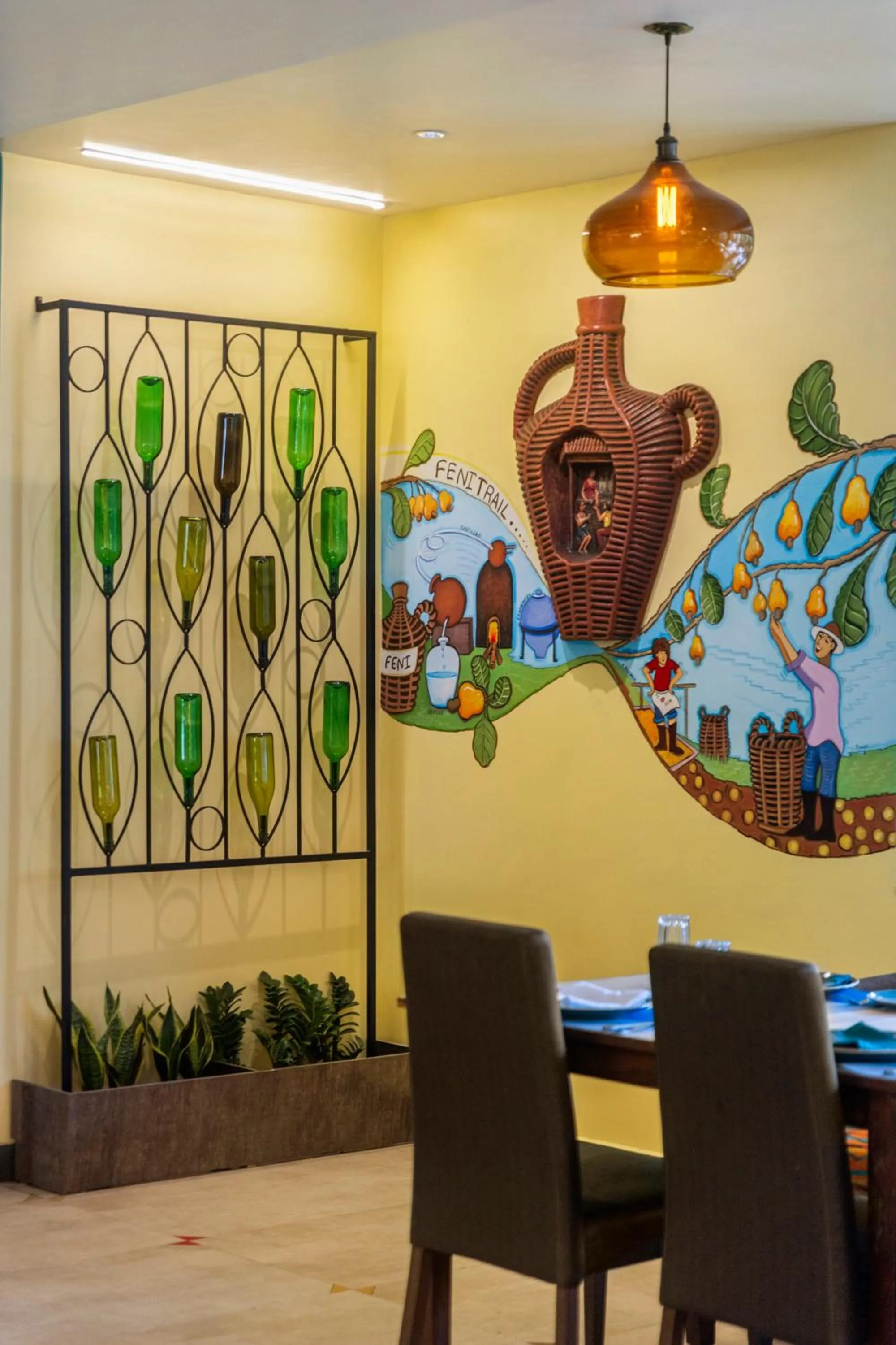 Dining area in Sterling Goa Varca