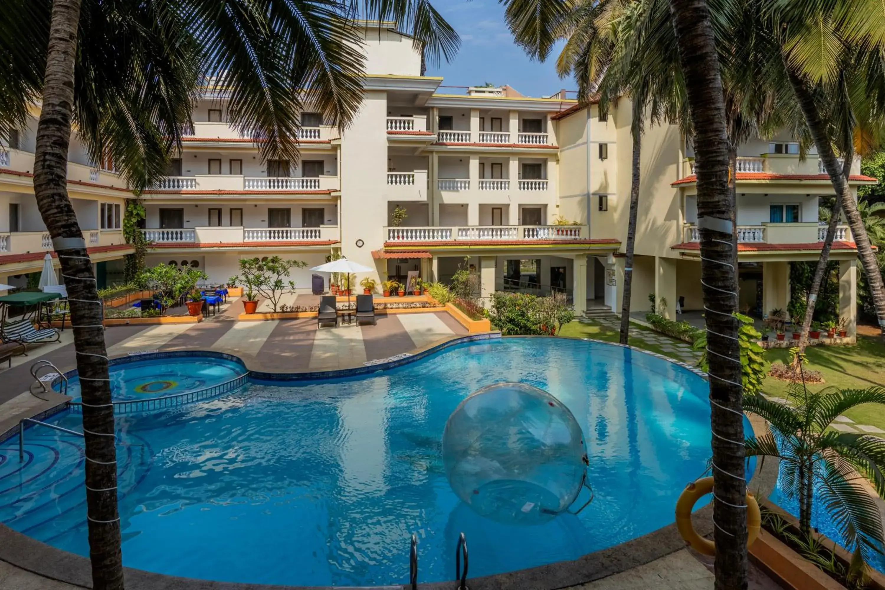 Pool view in Sterling Goa Varca Pool view in Sterling Goa Varca