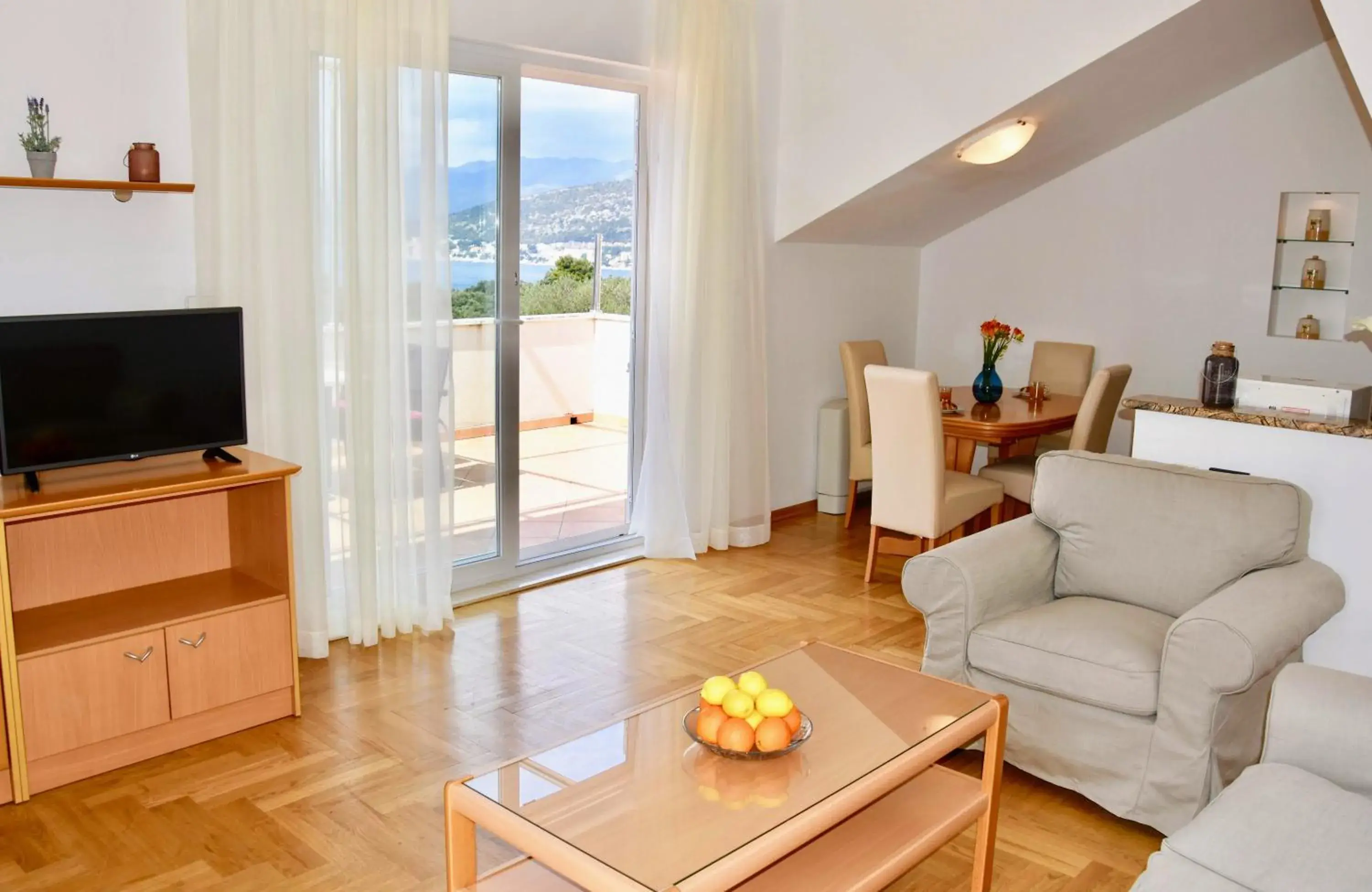 Living room, Seating Area in Pervanovo Apartments