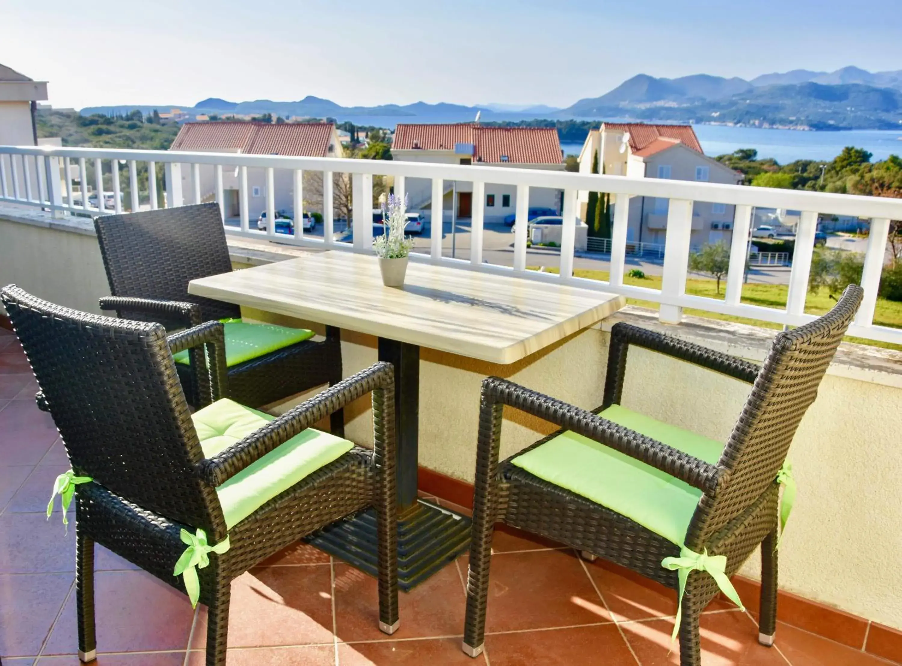 Balcony/Terrace in Pervanovo Apartments