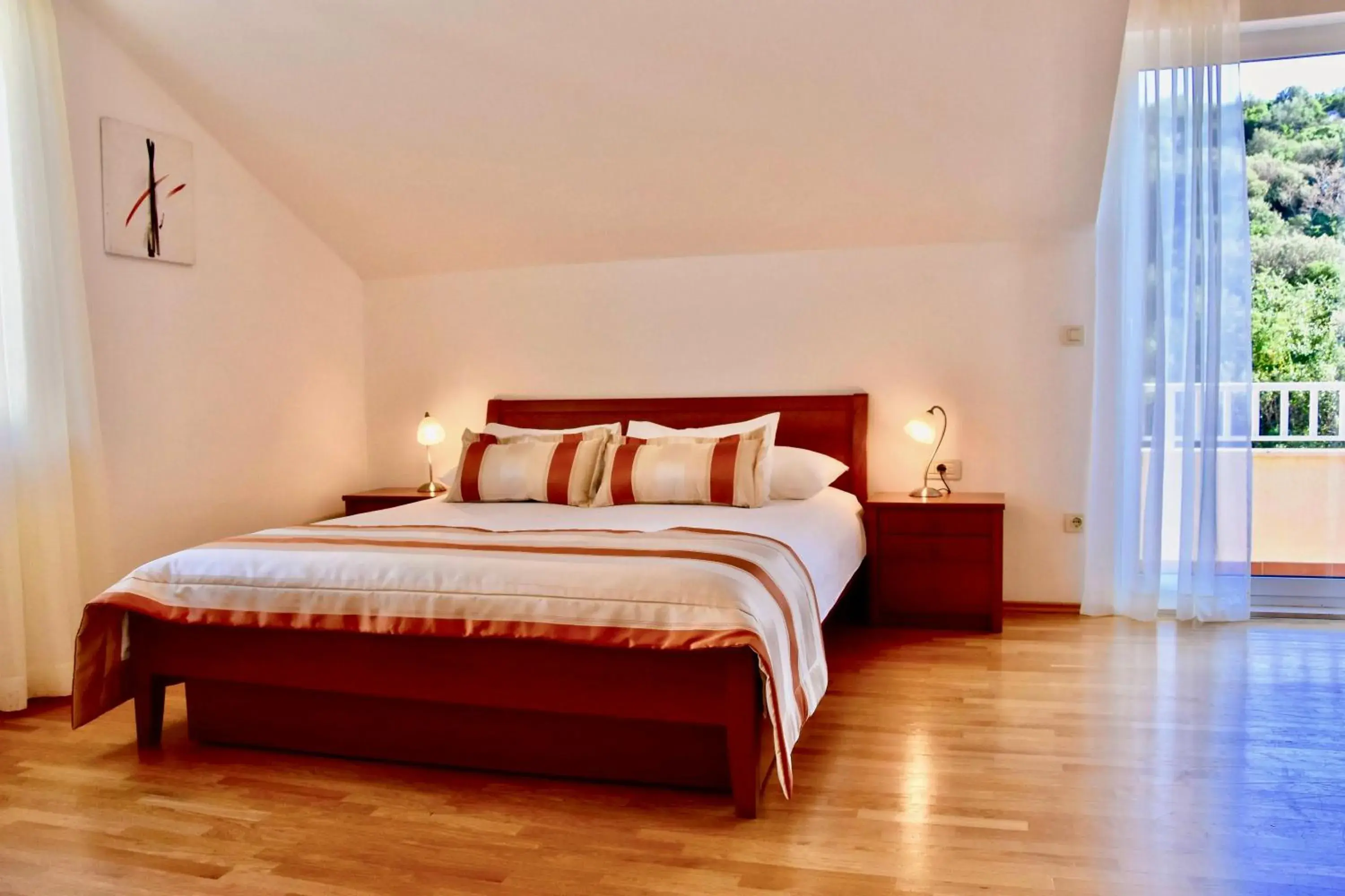 Bed in Pervanovo Apartments
