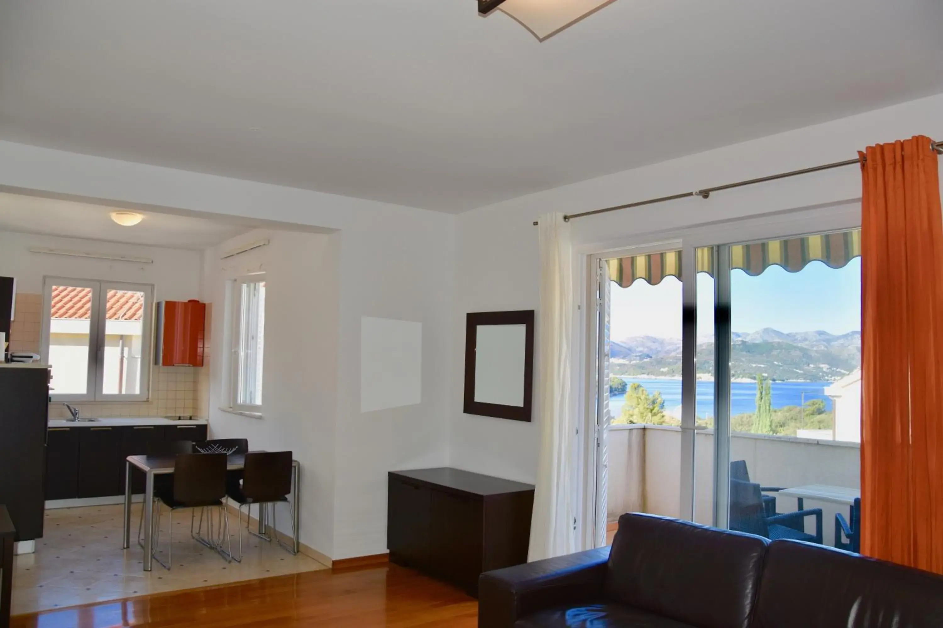 Balcony/Terrace, Seating Area in Pervanovo Apartments