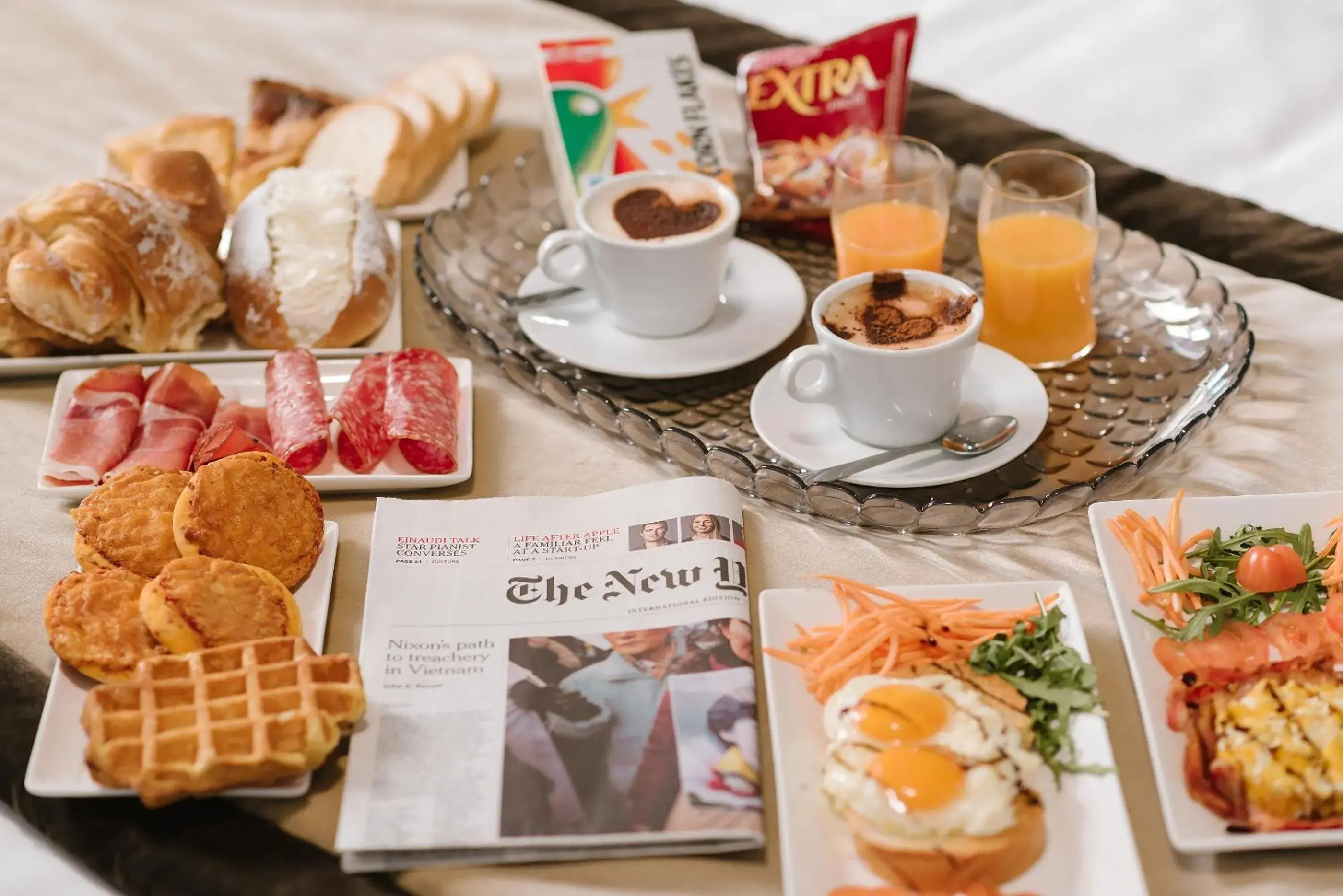 Continental breakfast in Rhea Silvia Luxury Navona Continental breakfast in Rhea Silvia Luxury Navona