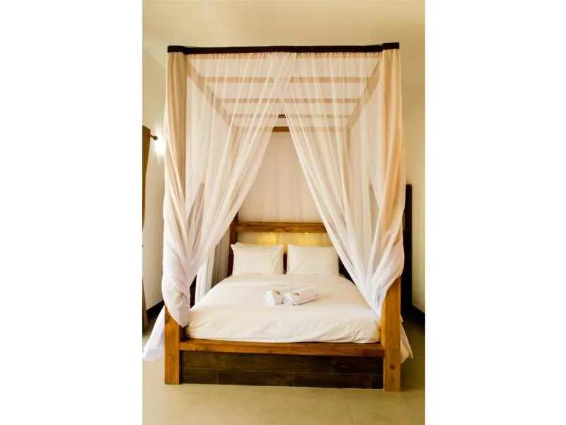 Bed in Gili Air Bungalows