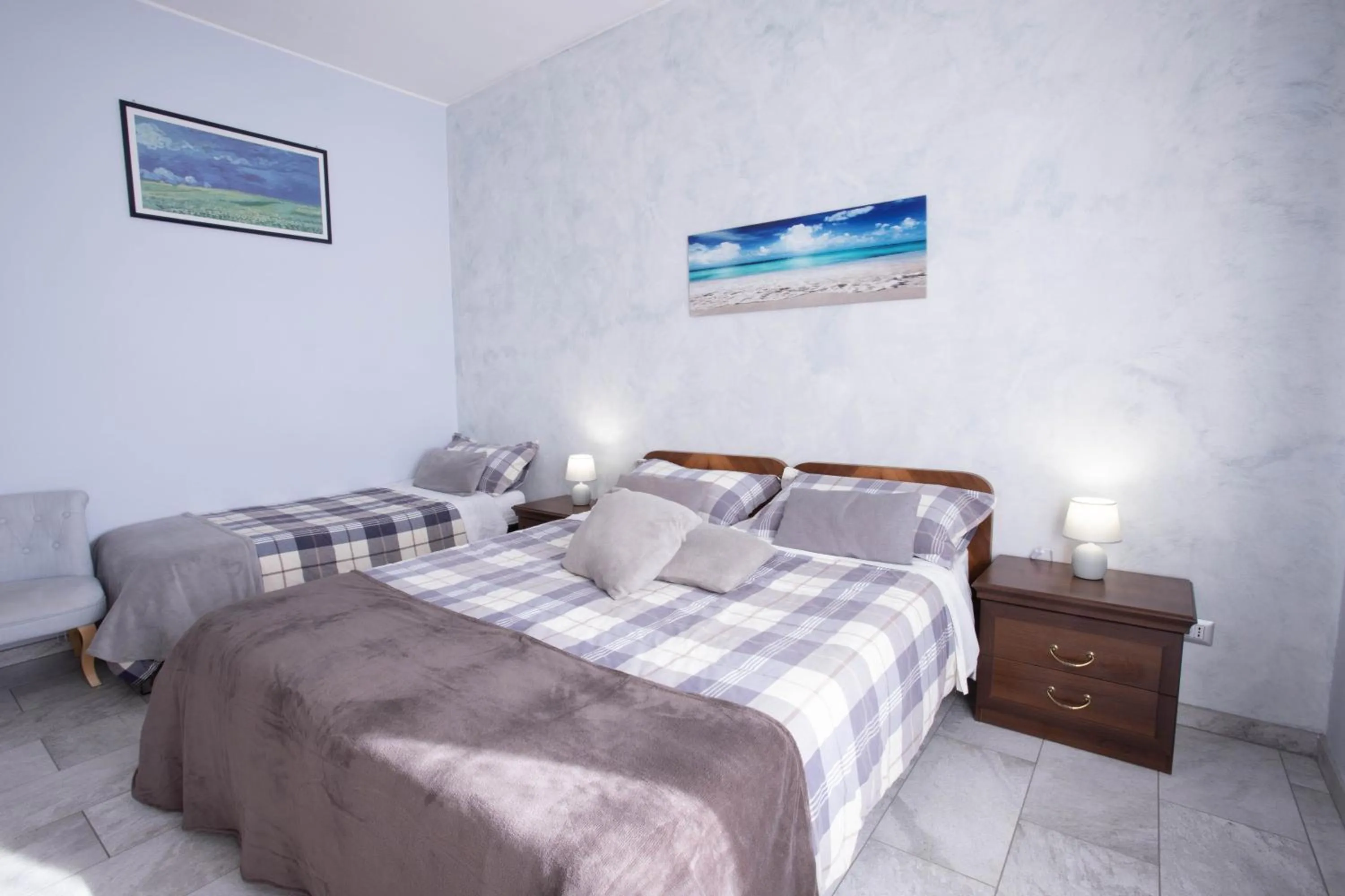 Bed in Etna Sea House