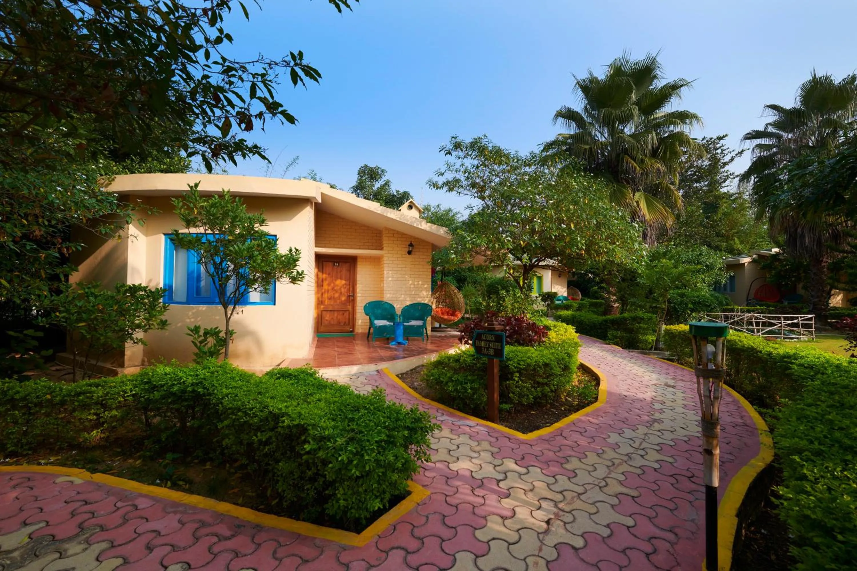 Garden view in Aacorn Hideaway Resort & Spa