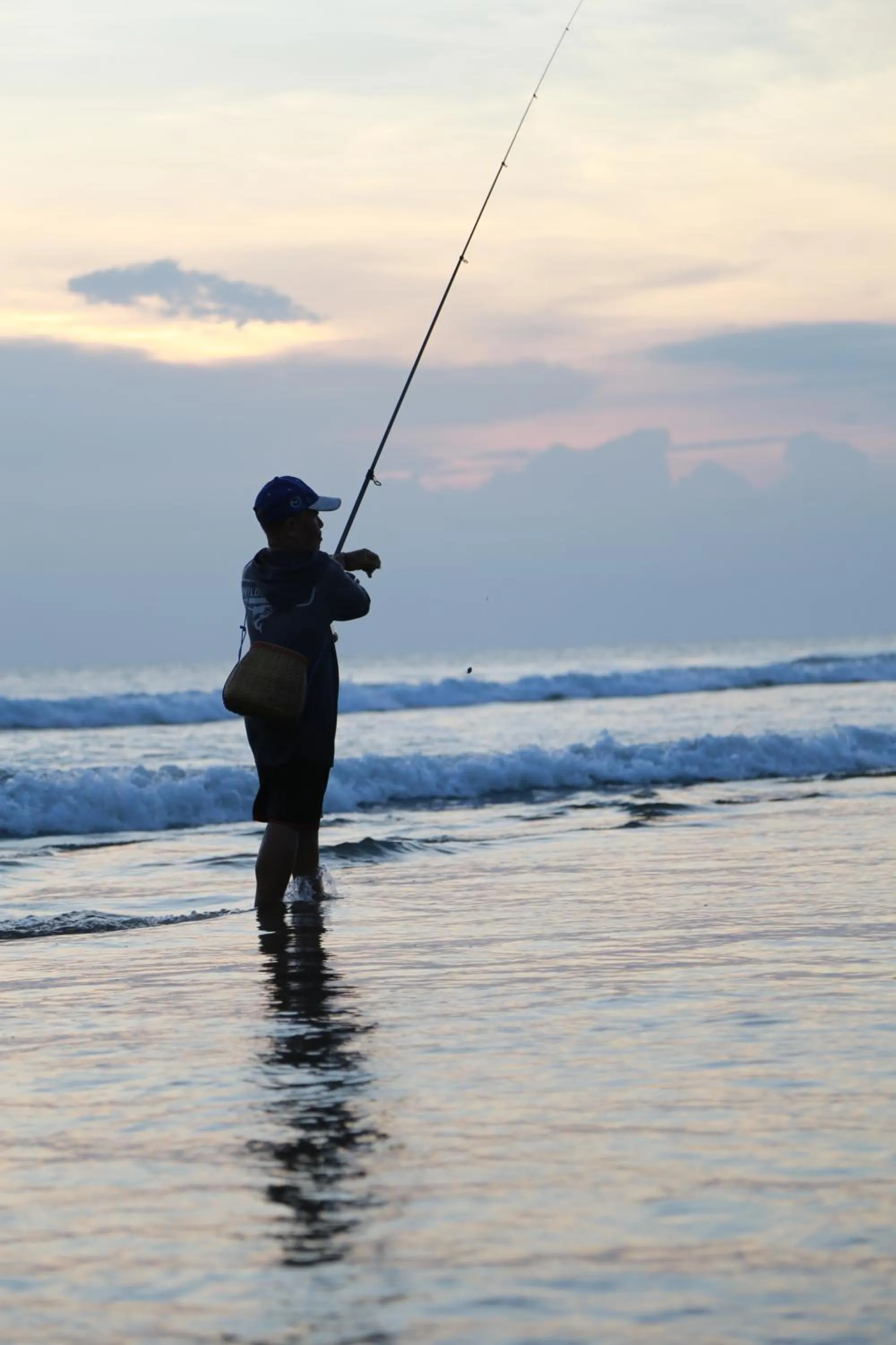 Fishing in Seahouse Bali Indah Beach Inn