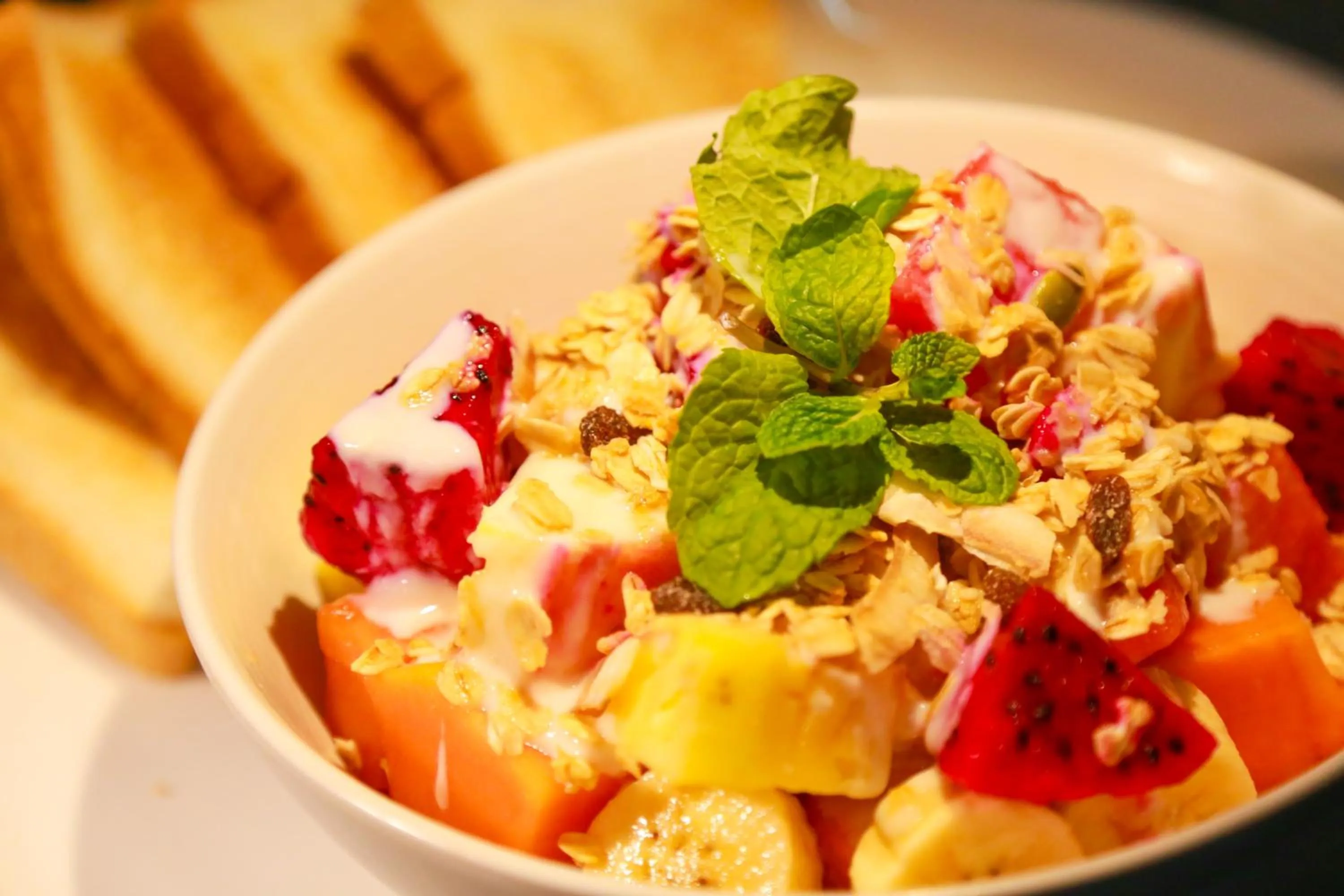 Breakfast in Seahouse Bali Indah Beach Inn