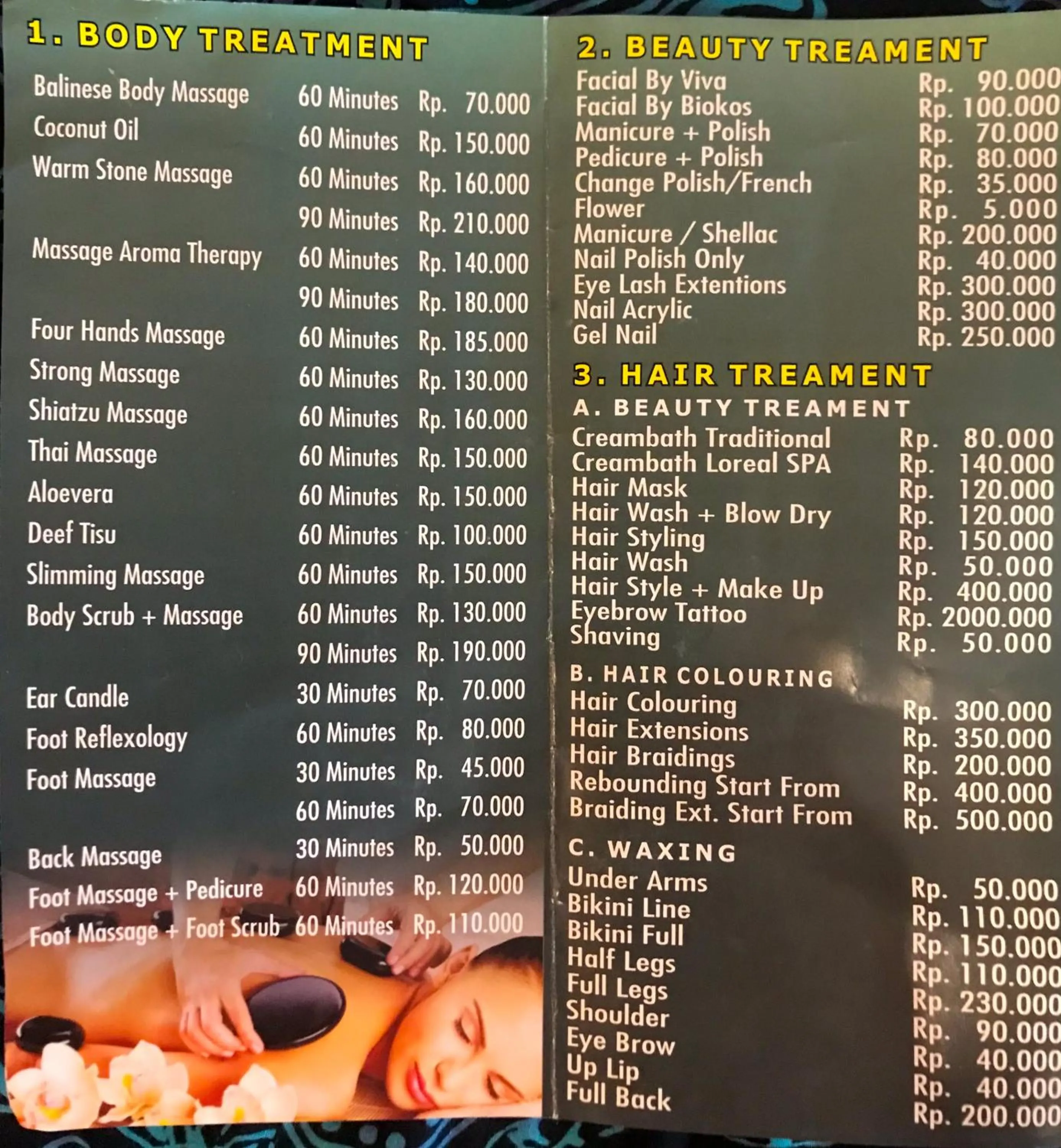 Spa and wellness centre/facilities in Seahouse Bali Indah Beach Inn