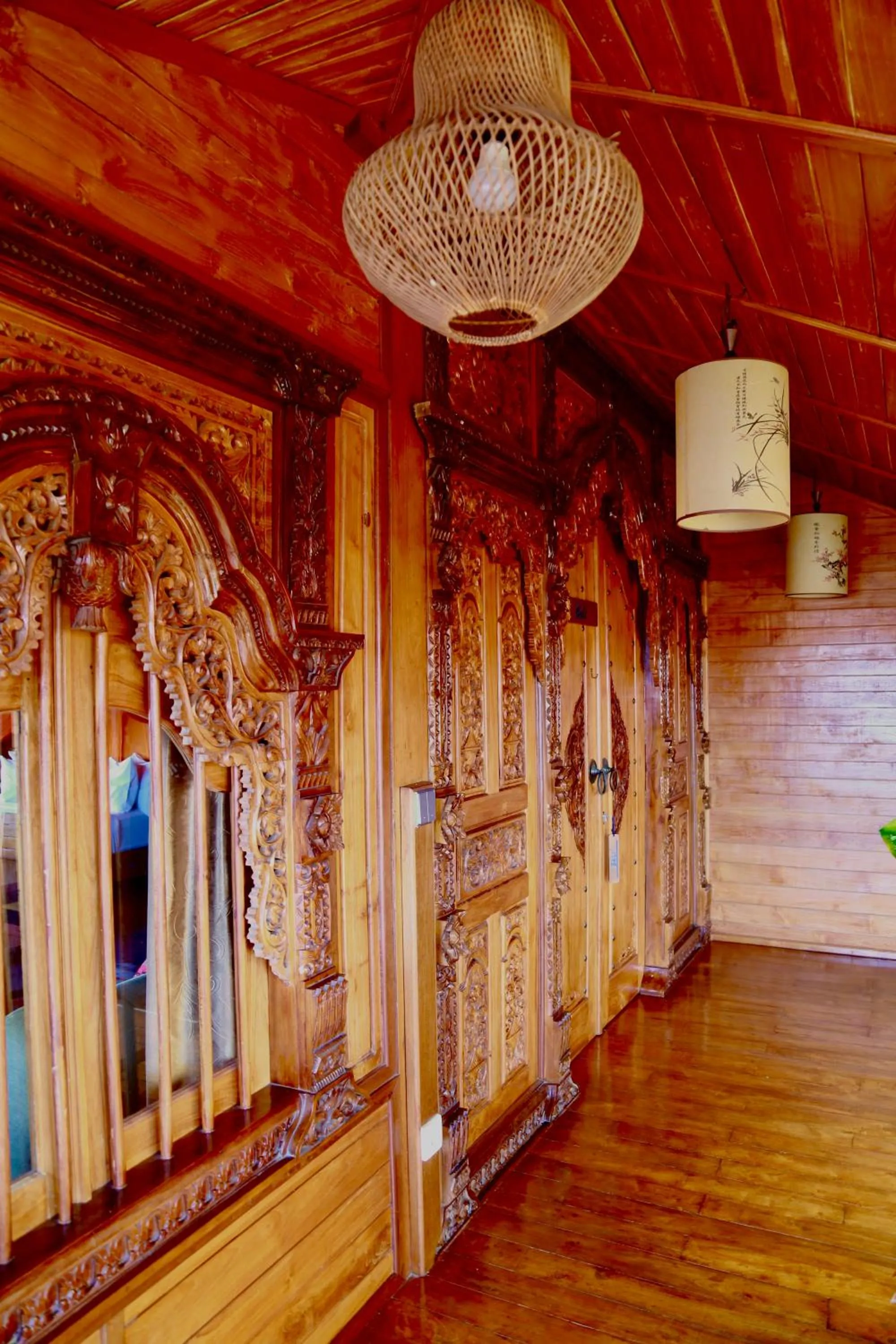 Property building in Seahouse Bali Indah Beach Inn