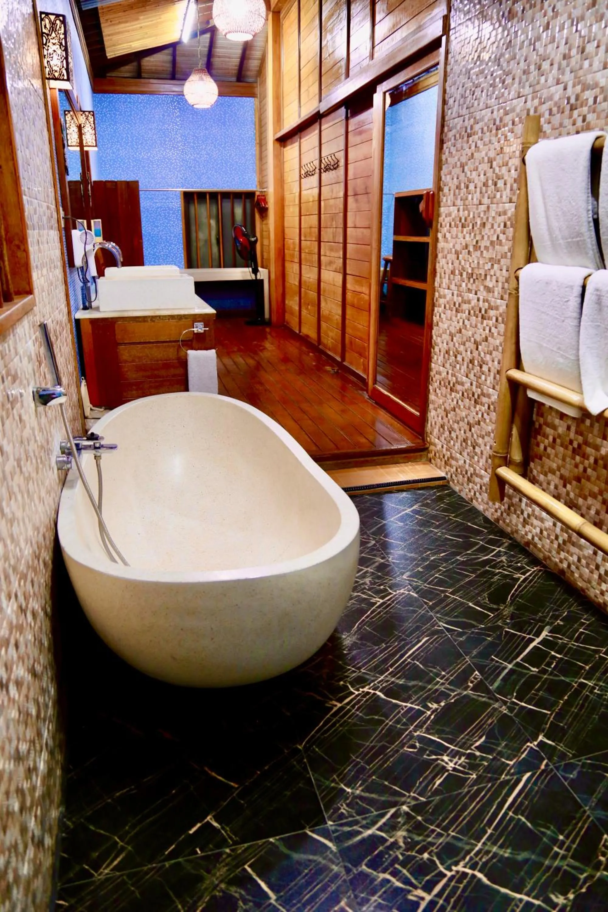 Property building in Seahouse Bali Indah Beach Inn