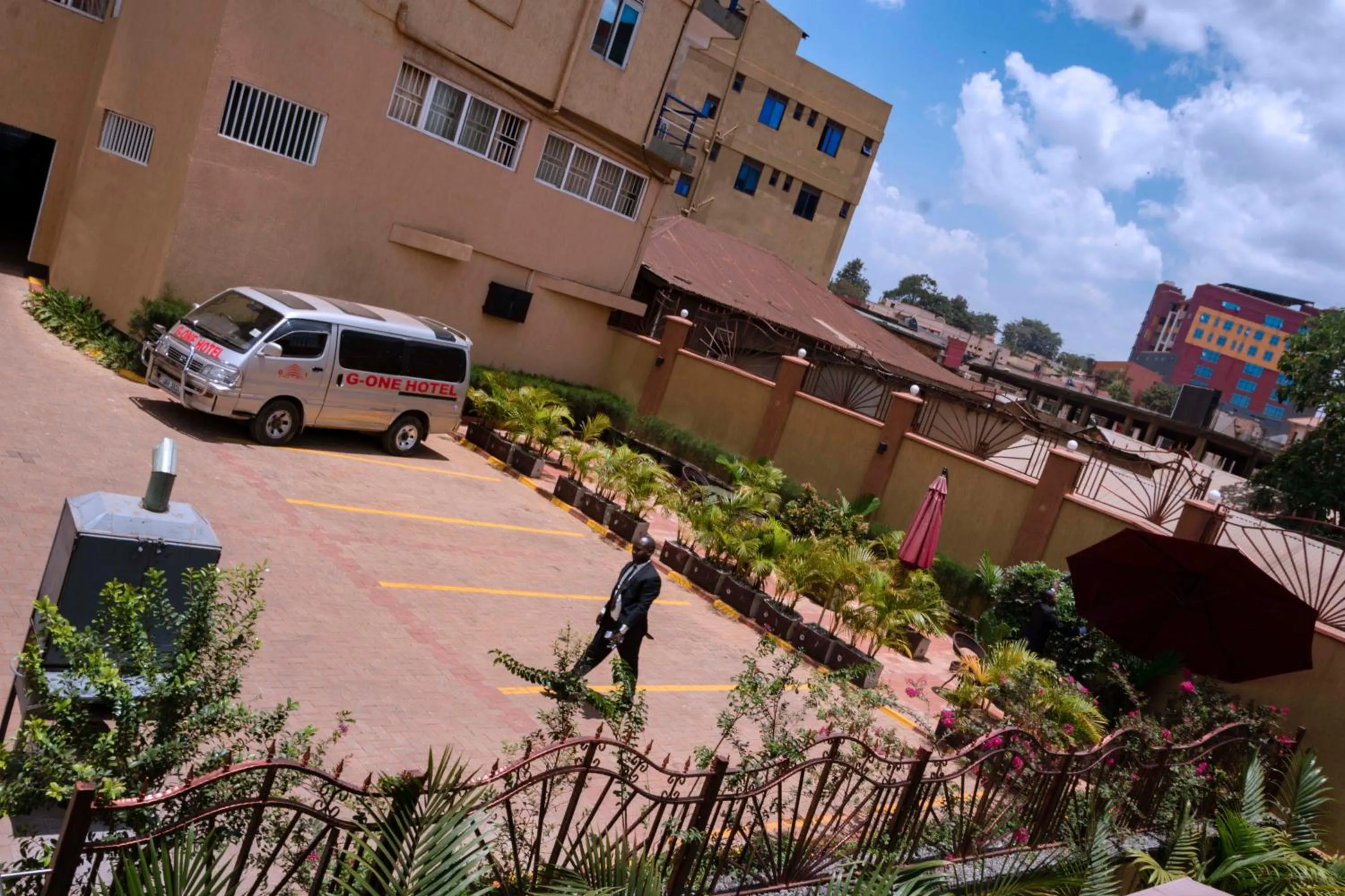 Property building in G-One Hotel Kampala