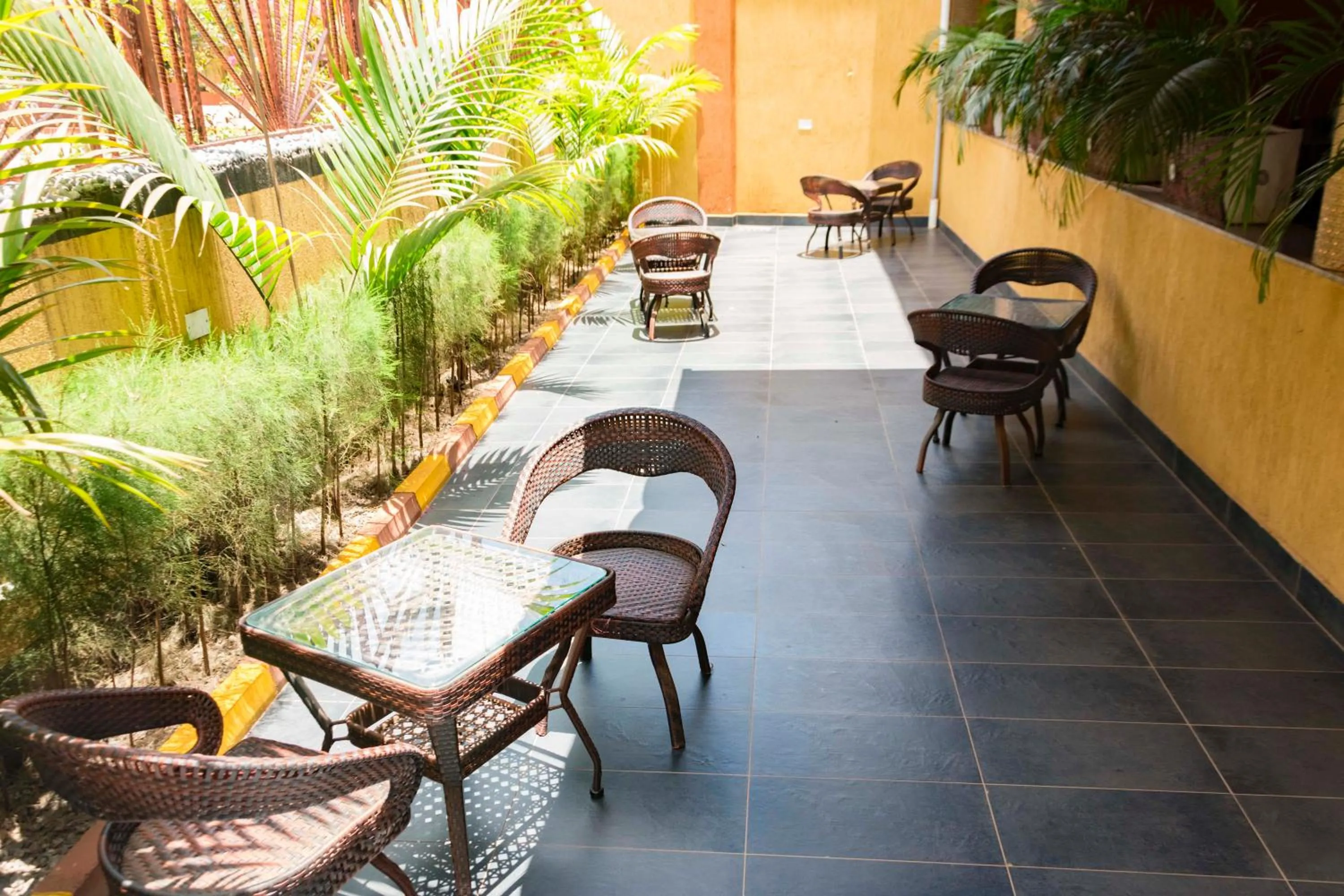 Patio in G-One Hotel Kampala
