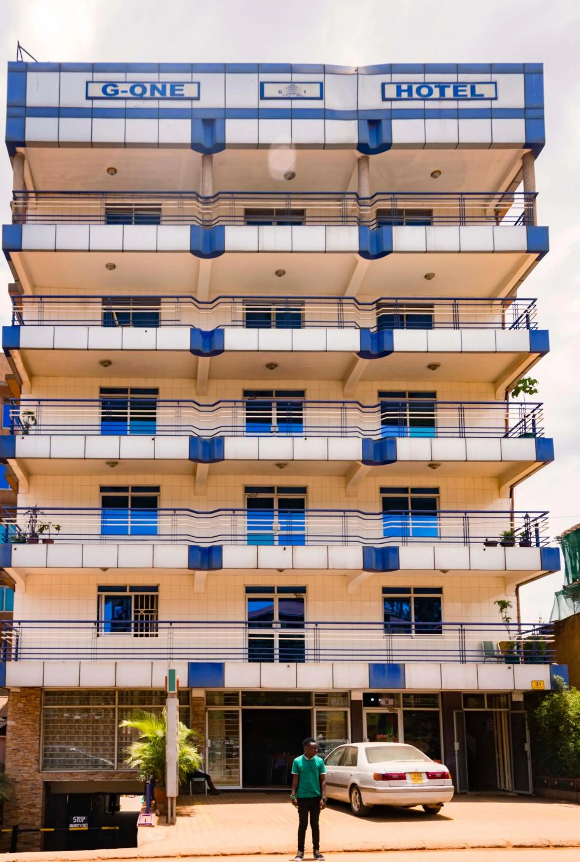 Property building in G-One Hotel Kampala