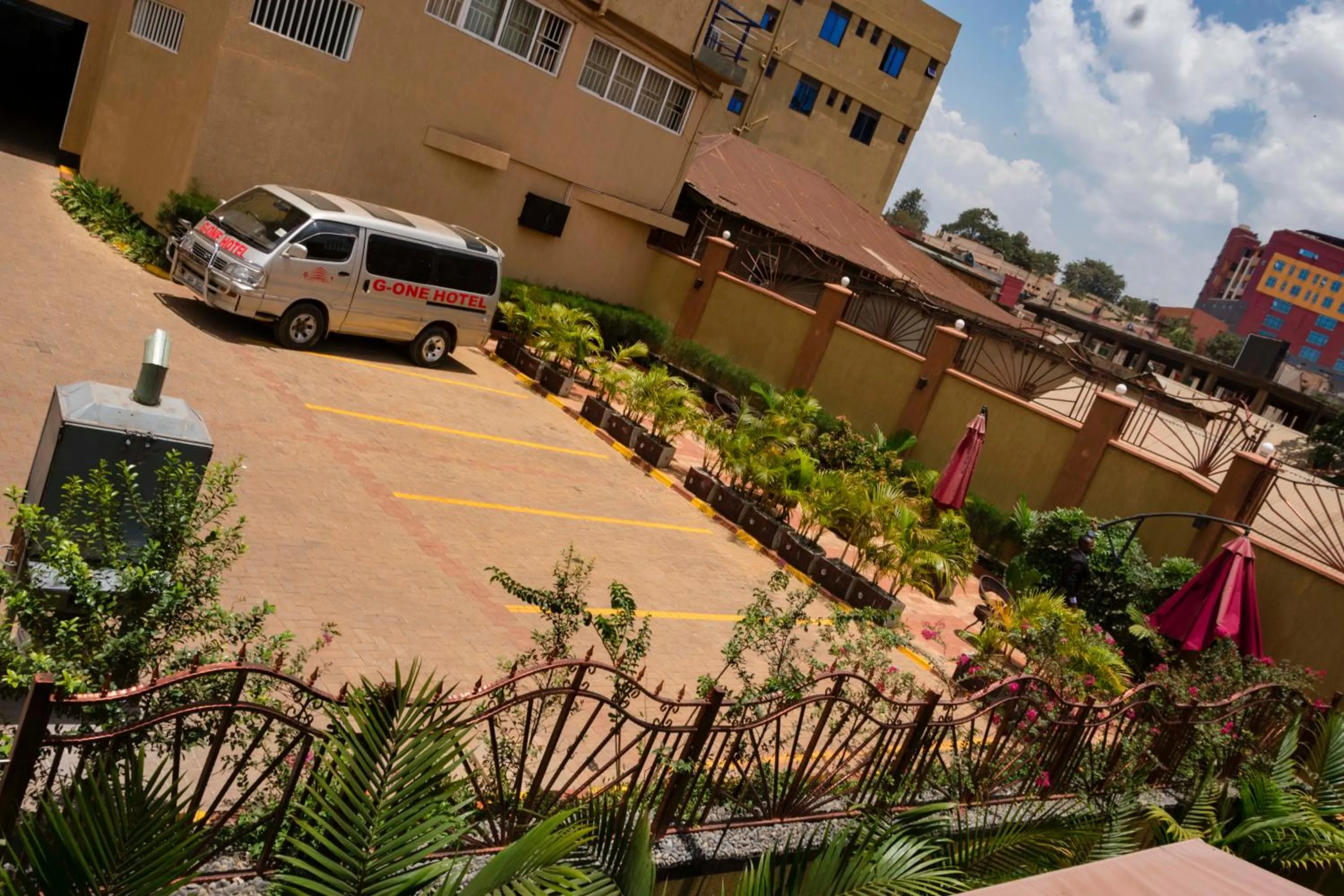 Property building in G-One Hotel Kampala