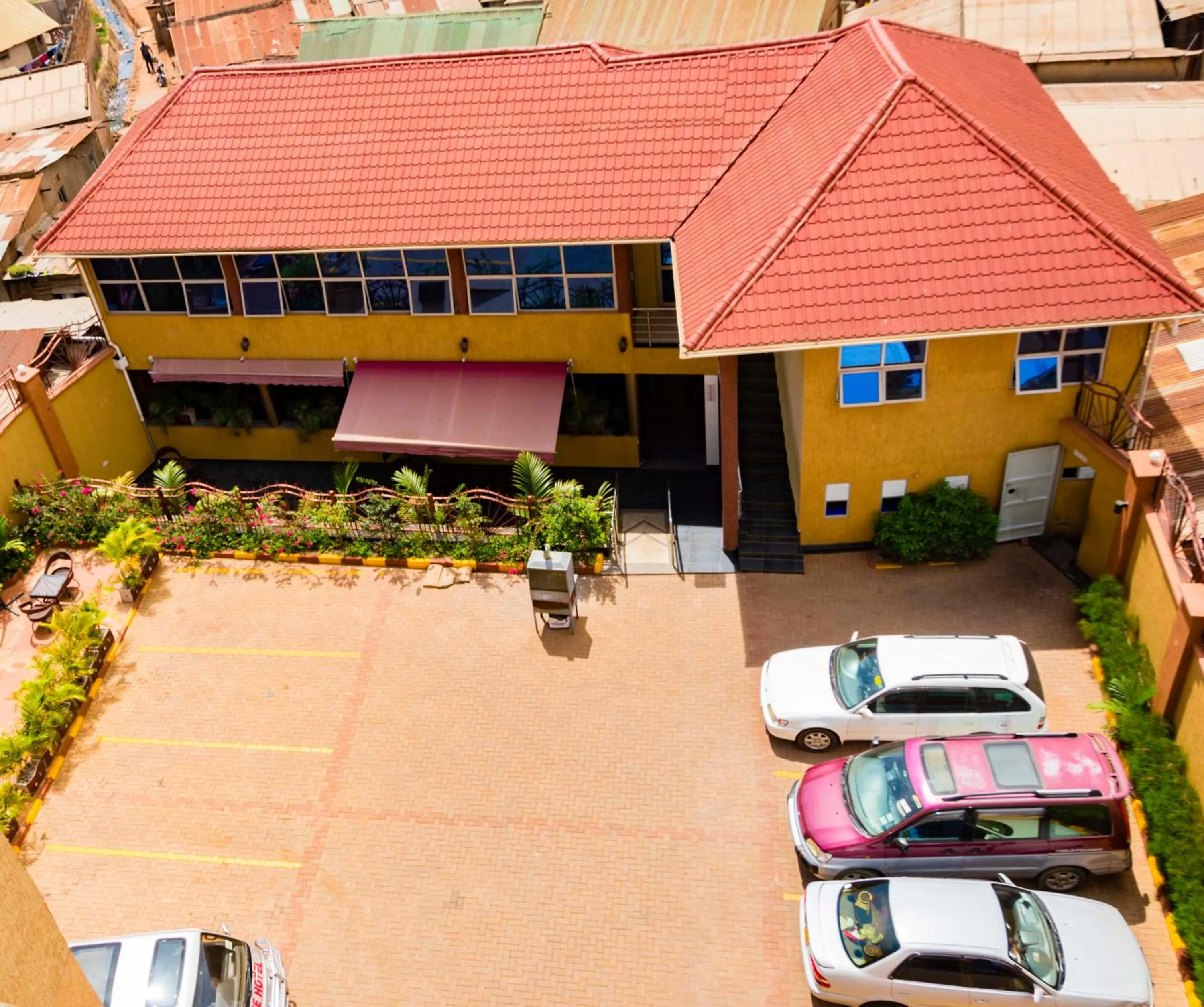 Property building in G-One Hotel Kampala