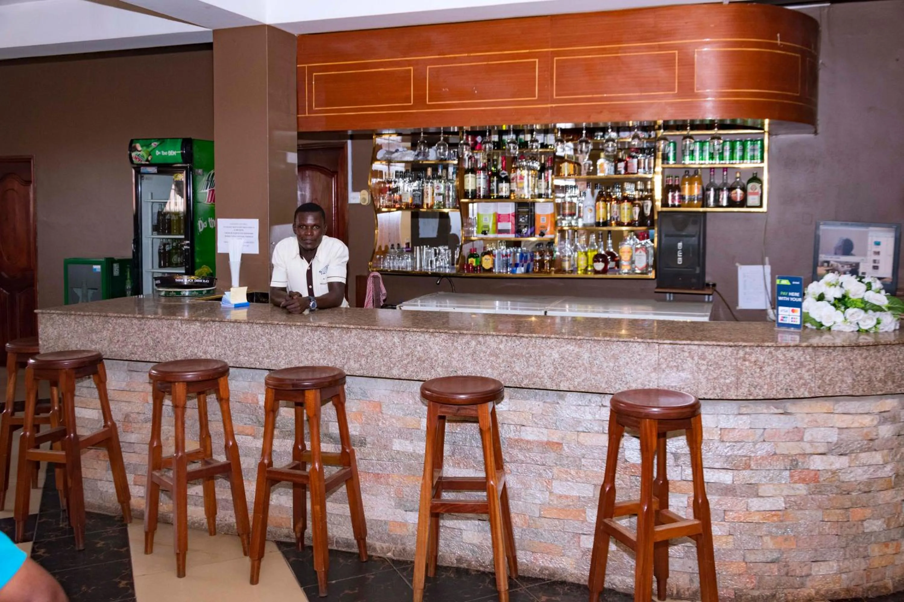 Lobby or reception in G-One Hotel Kampala