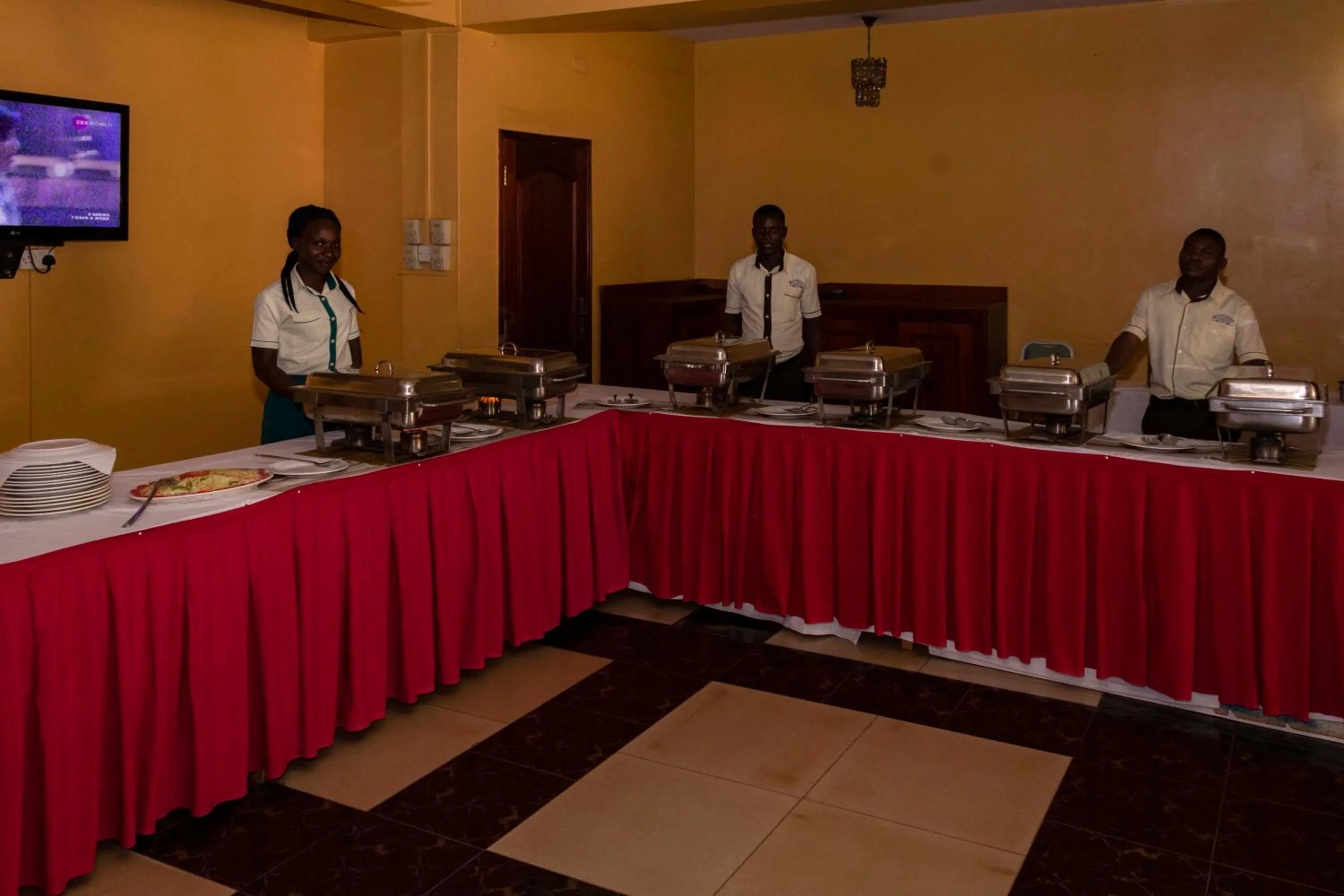 Staff in G-One Hotel Kampala