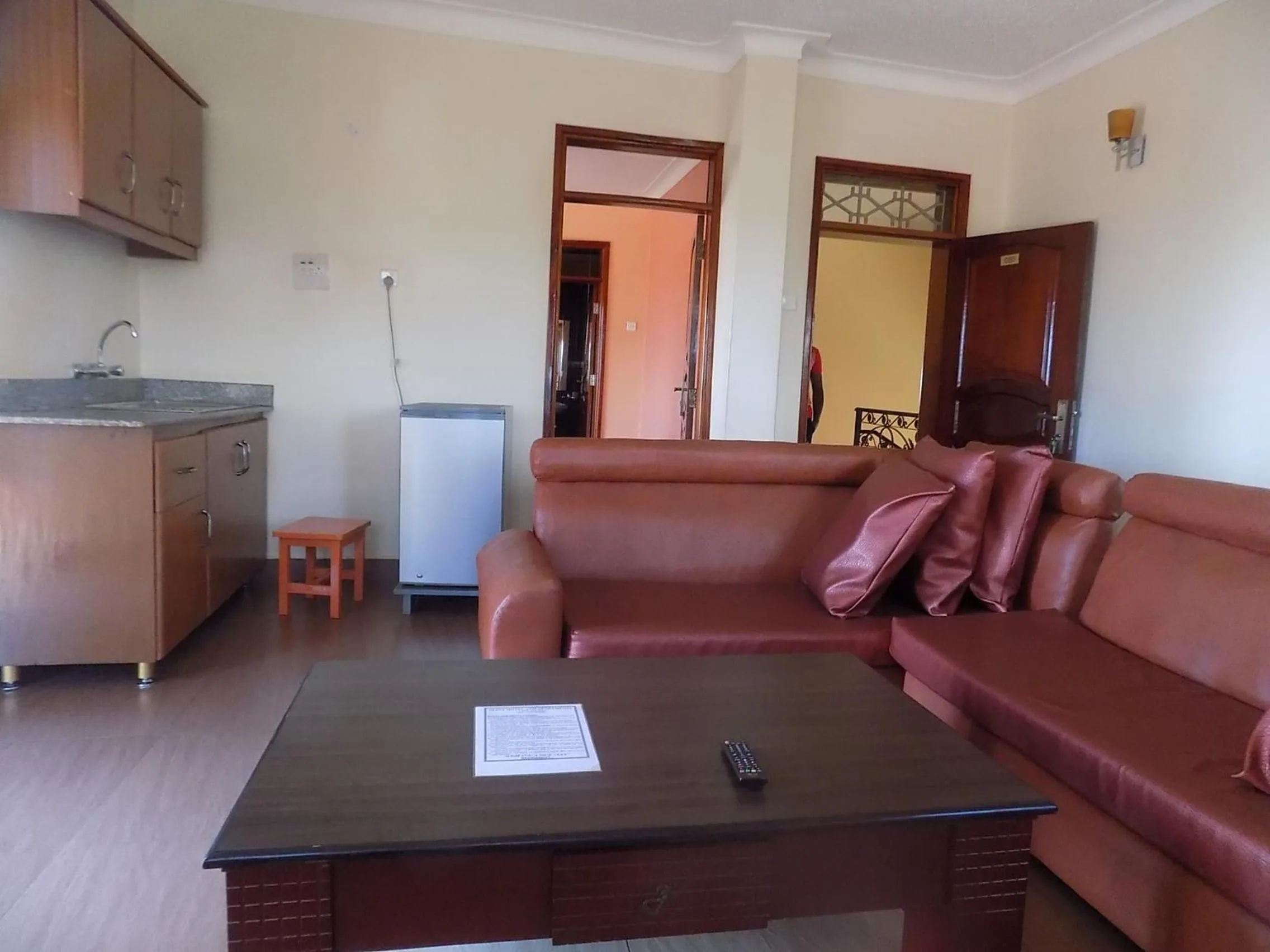 Living room in Olina Hotel and Apartments Kampala