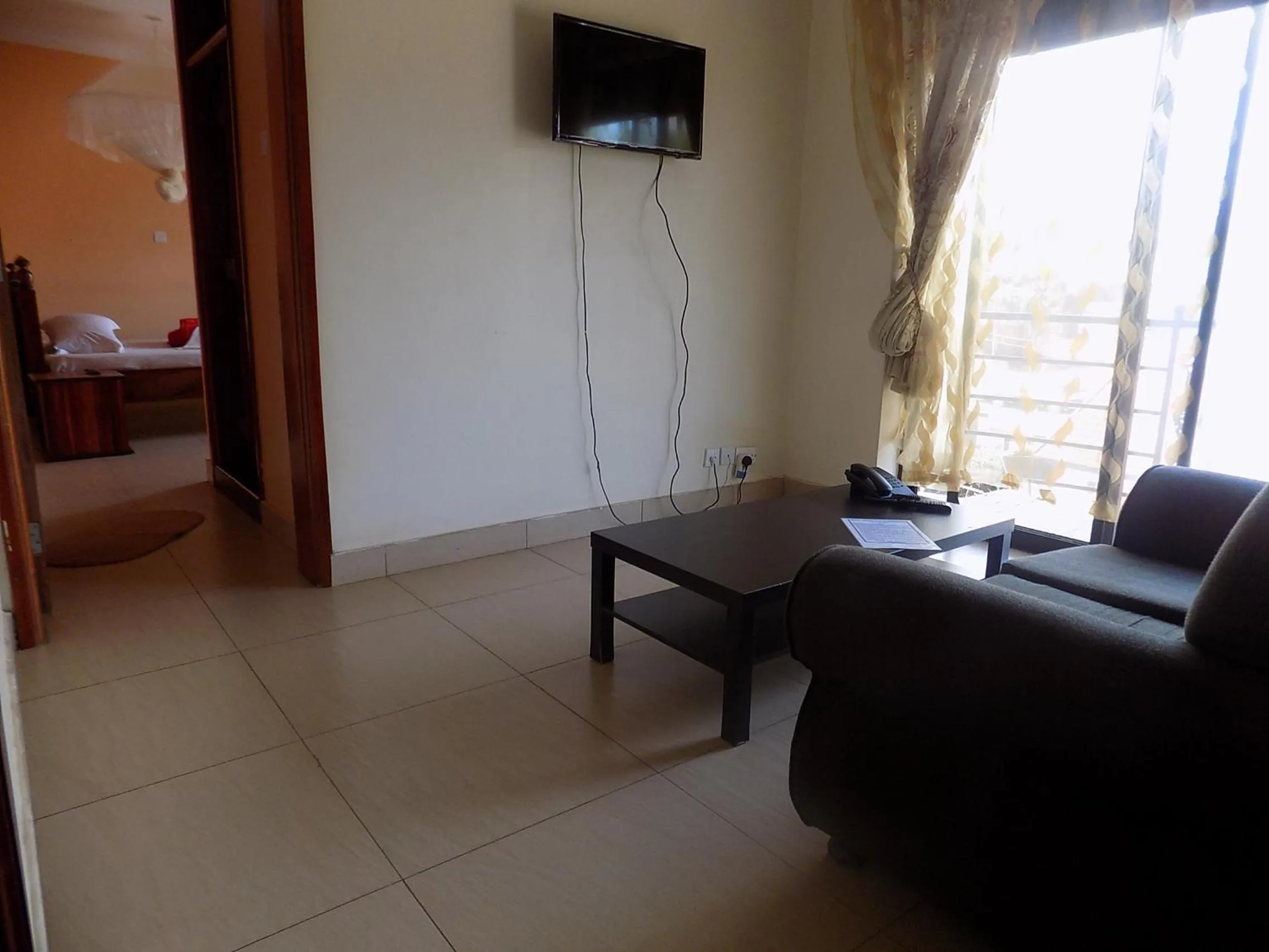 Living room in Olina Hotel and Apartments Kampala