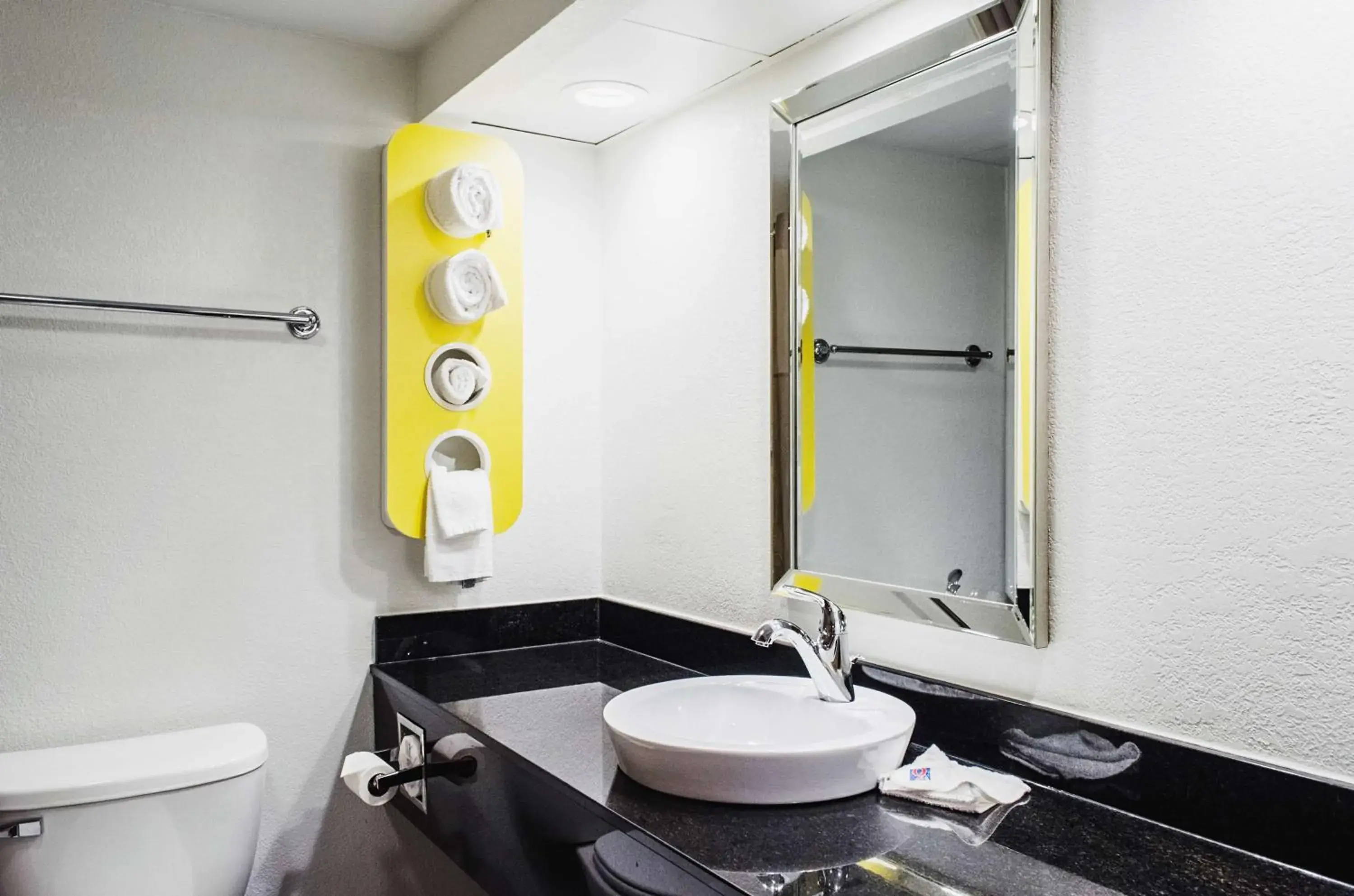 Toilet in Motel 6-Brockton, MA Toilet in Motel 6-Brockton, MA