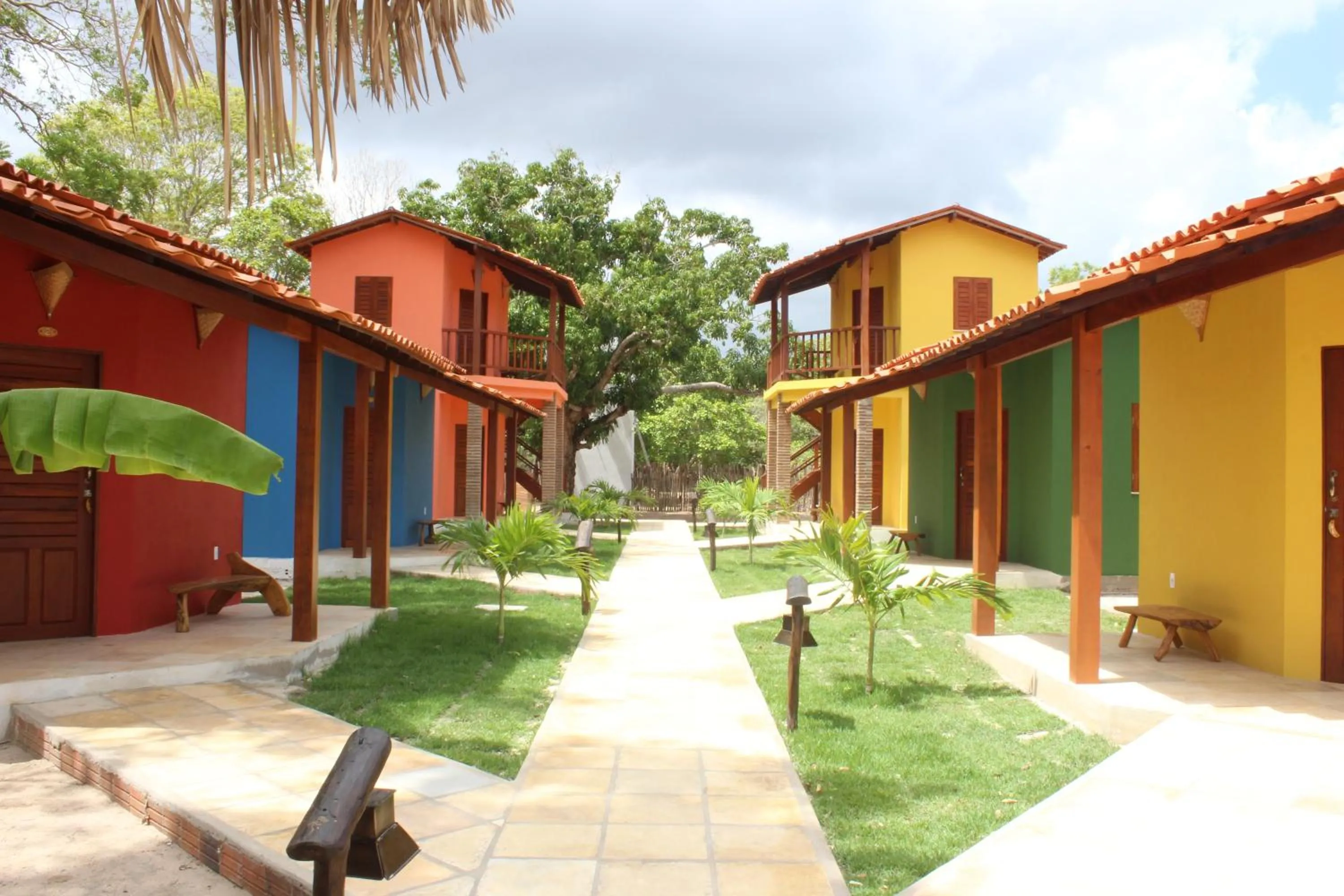 Garden view in Pousada Paraíso dos Ipês