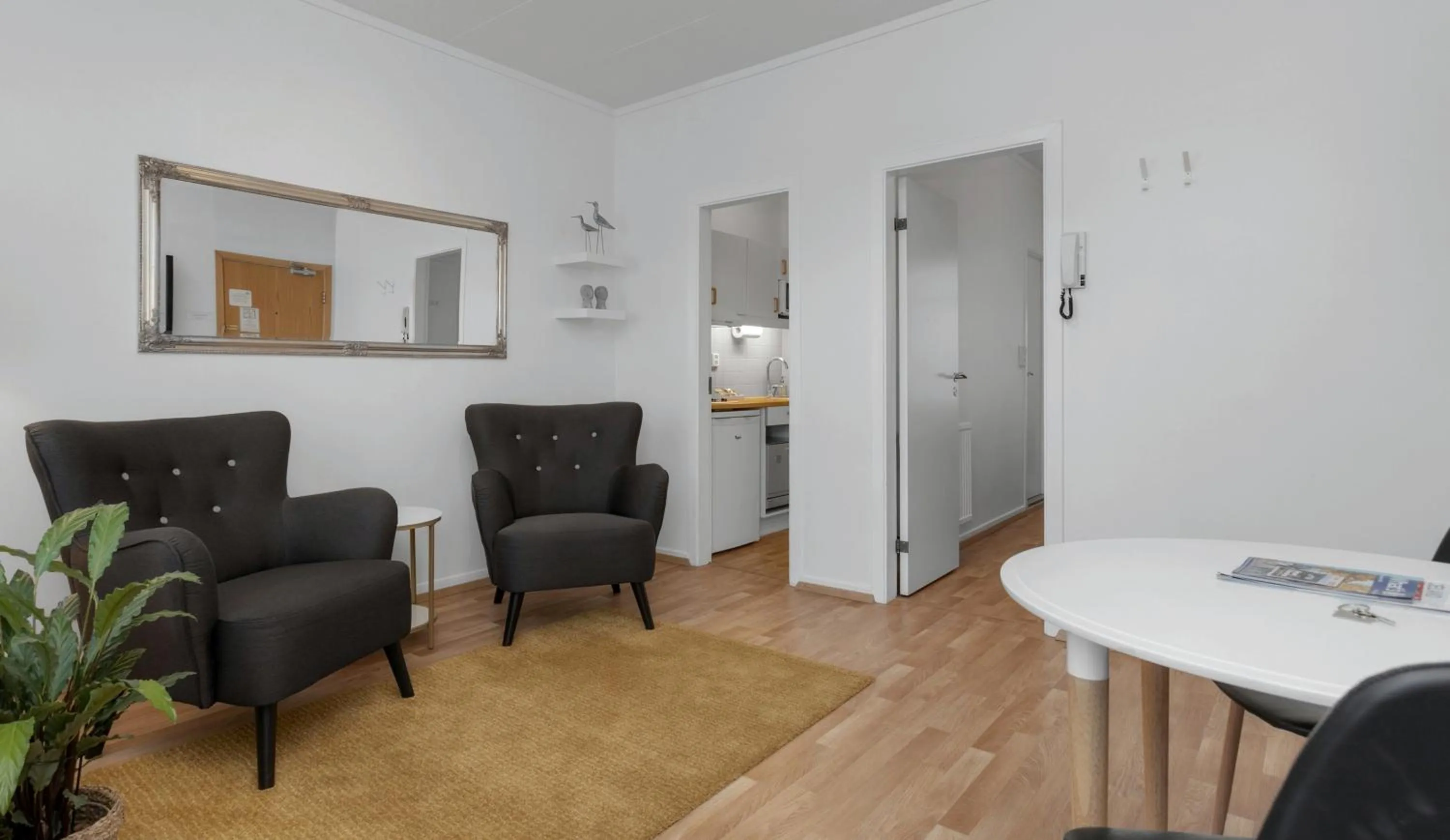 Living room in Castle House Luxury Apartments