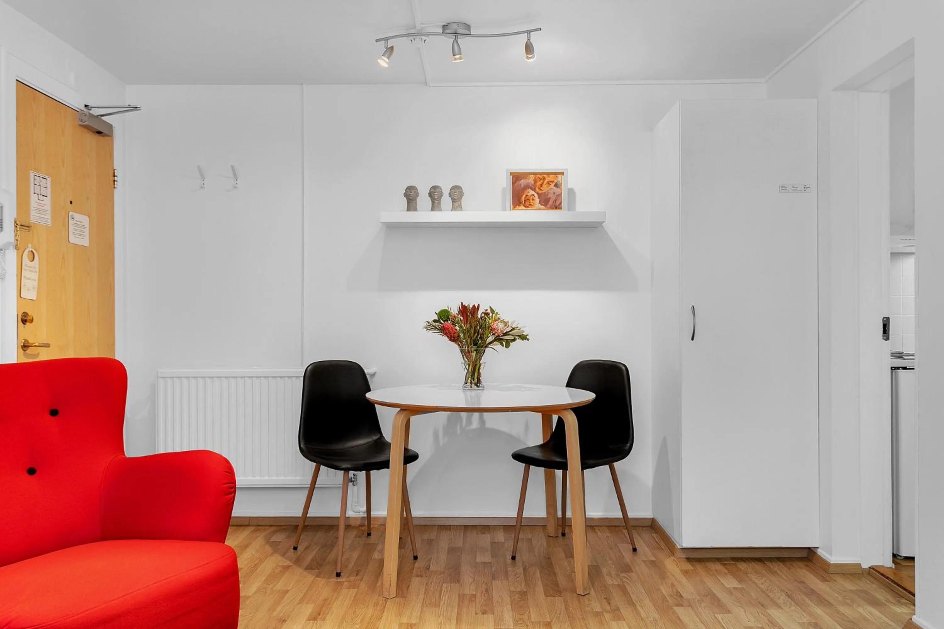Dining area in Castle House Luxury Apartments