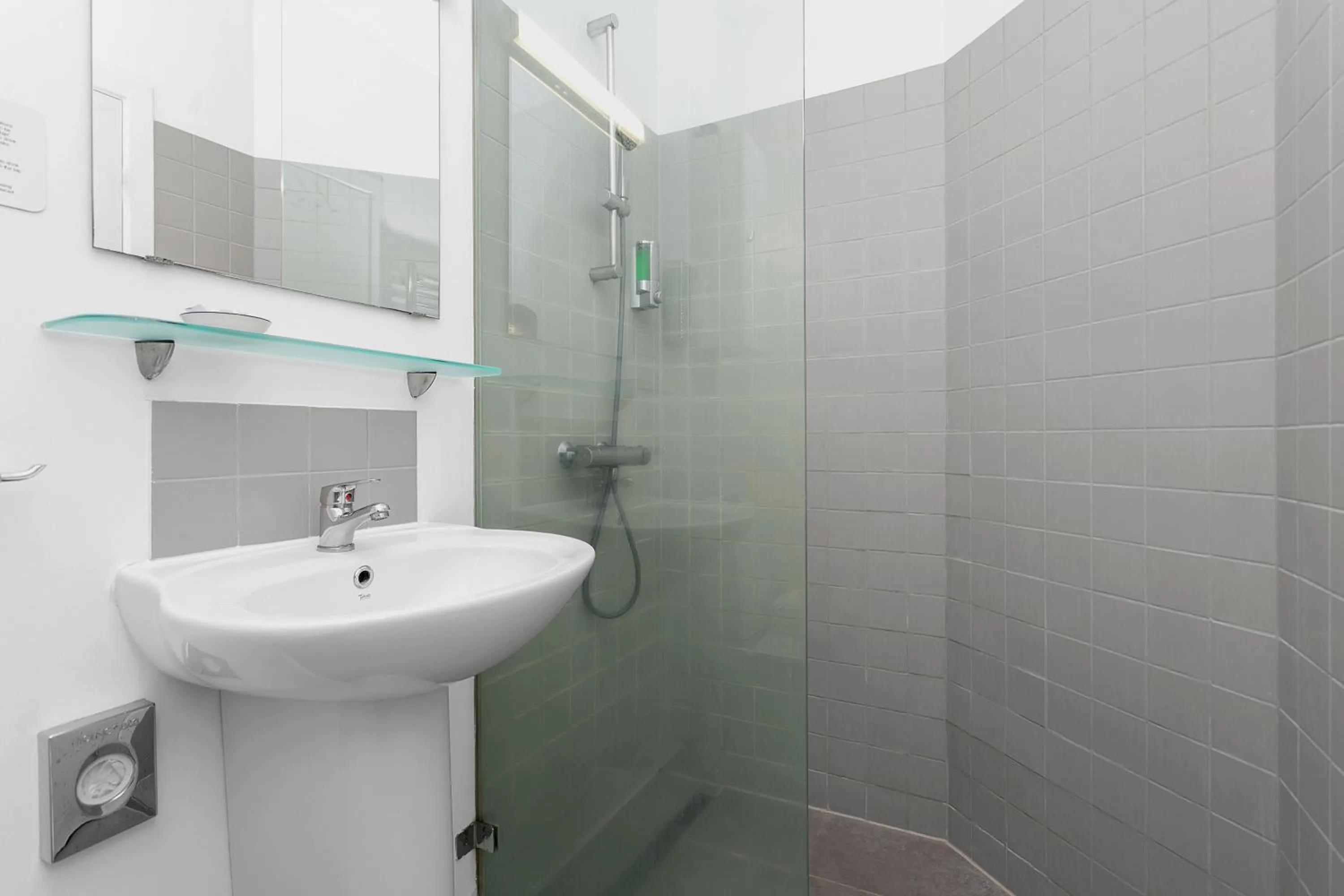 Shower in Castle House Luxury Apartments