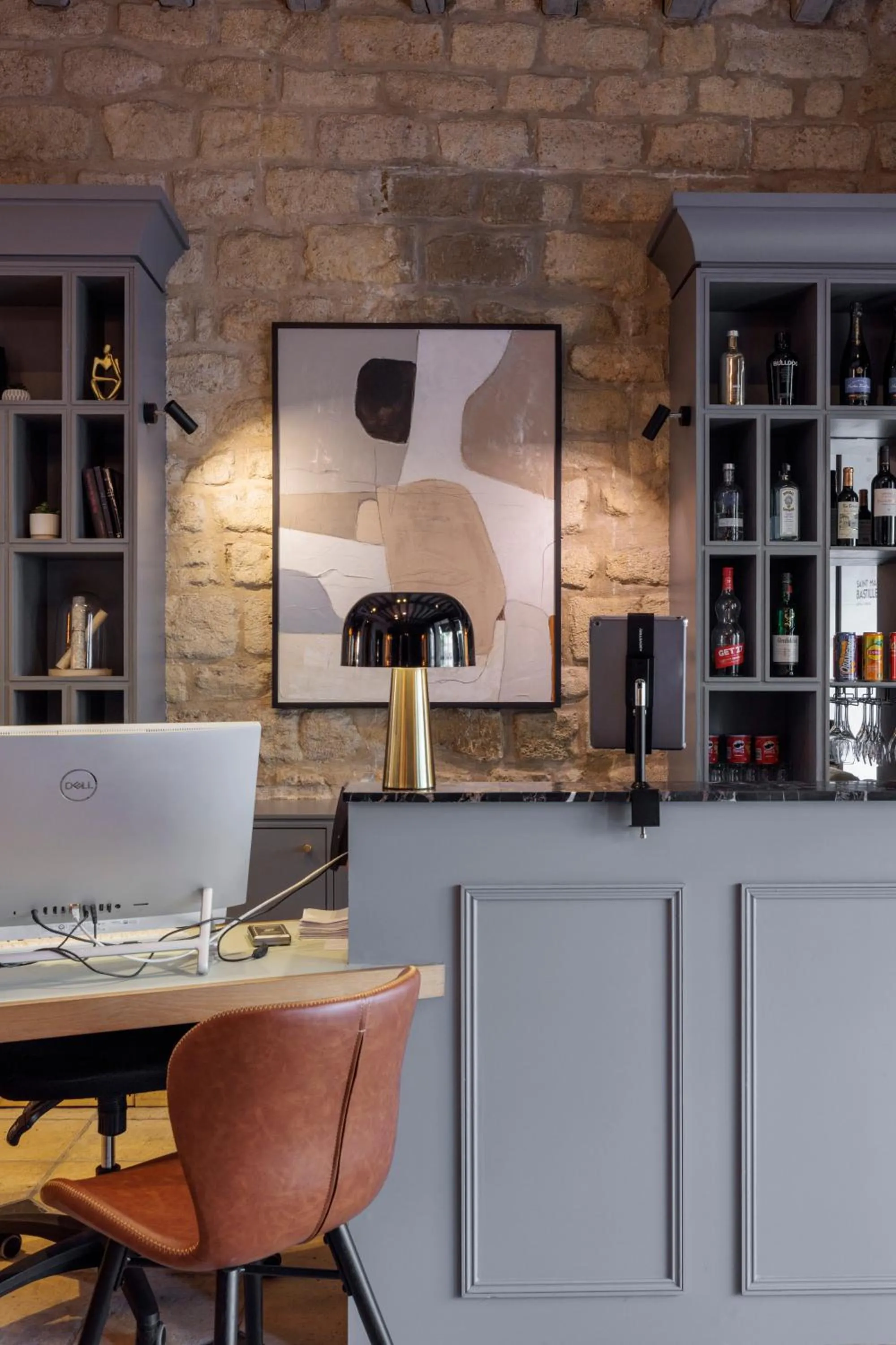 Lobby or reception in Hôtel Saint Martin Bastille