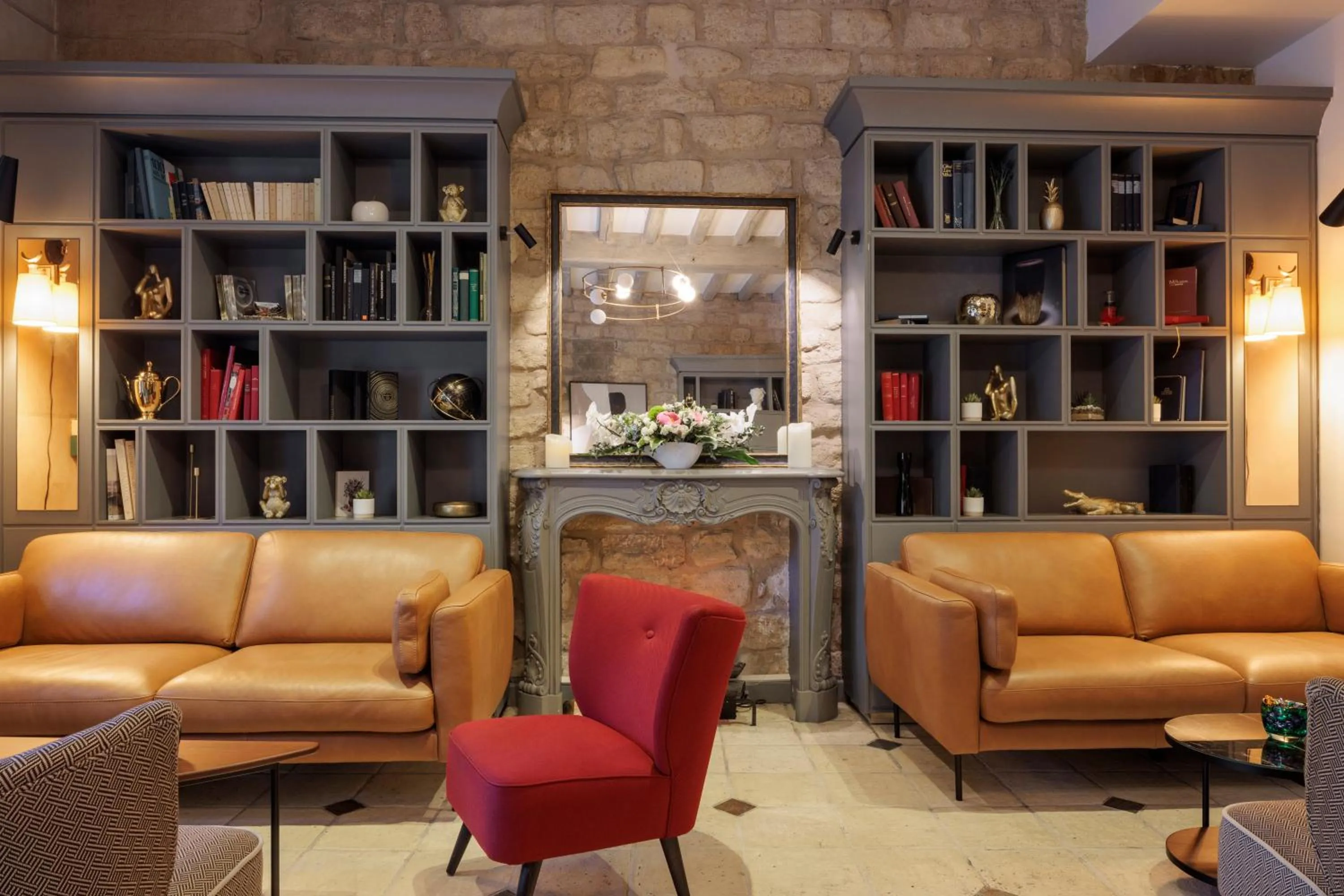 Lobby or reception in Hôtel Saint Martin Bastille