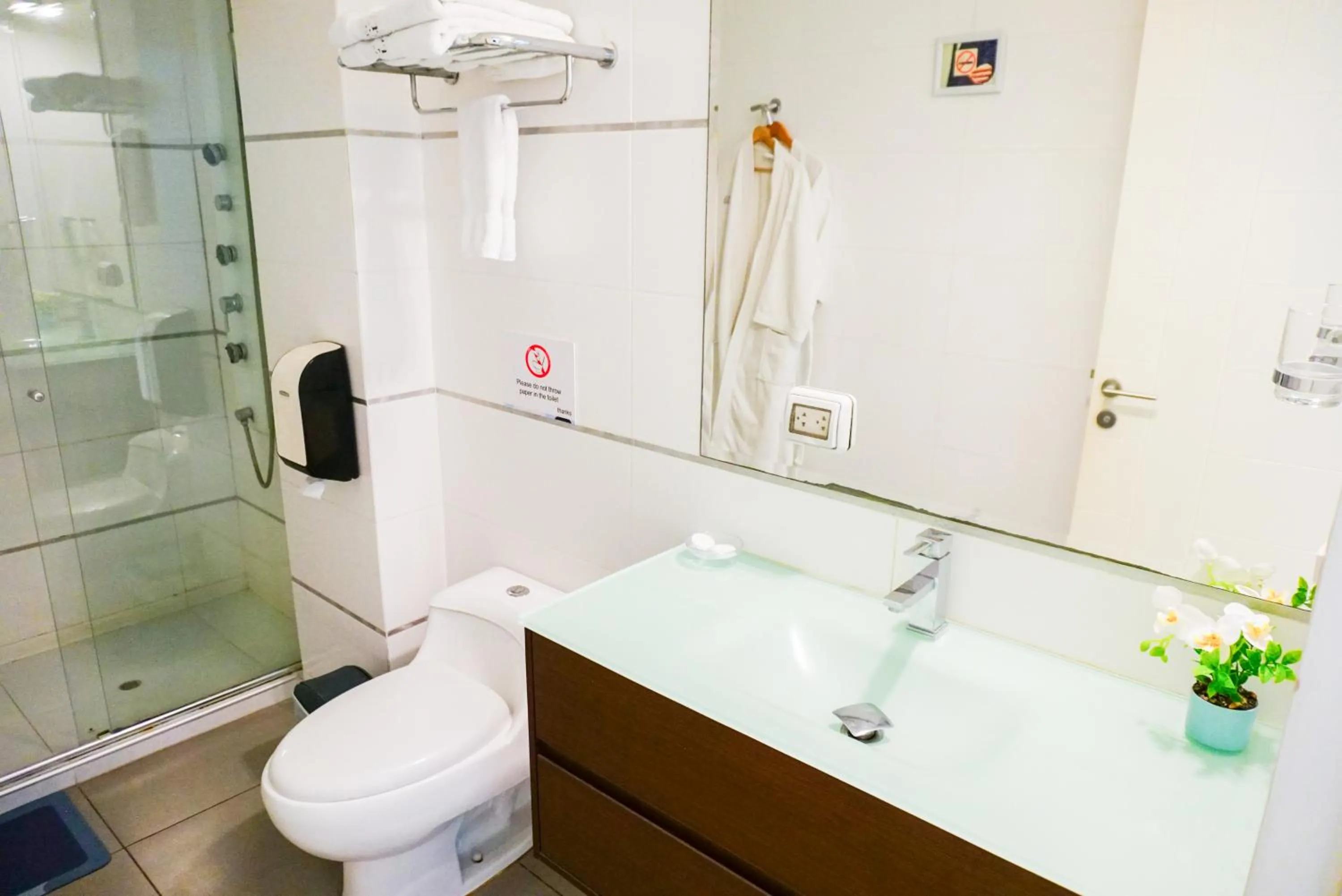 Shower in Apart Hotel Petit Palace Suites