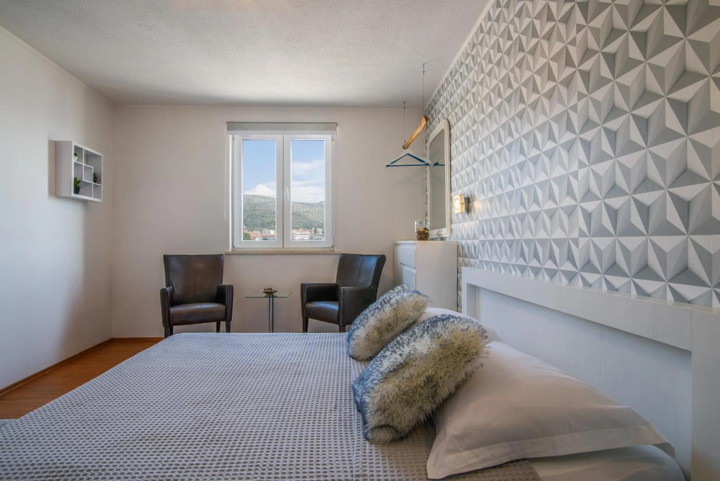 Bedroom, Bed in Villa Jidro