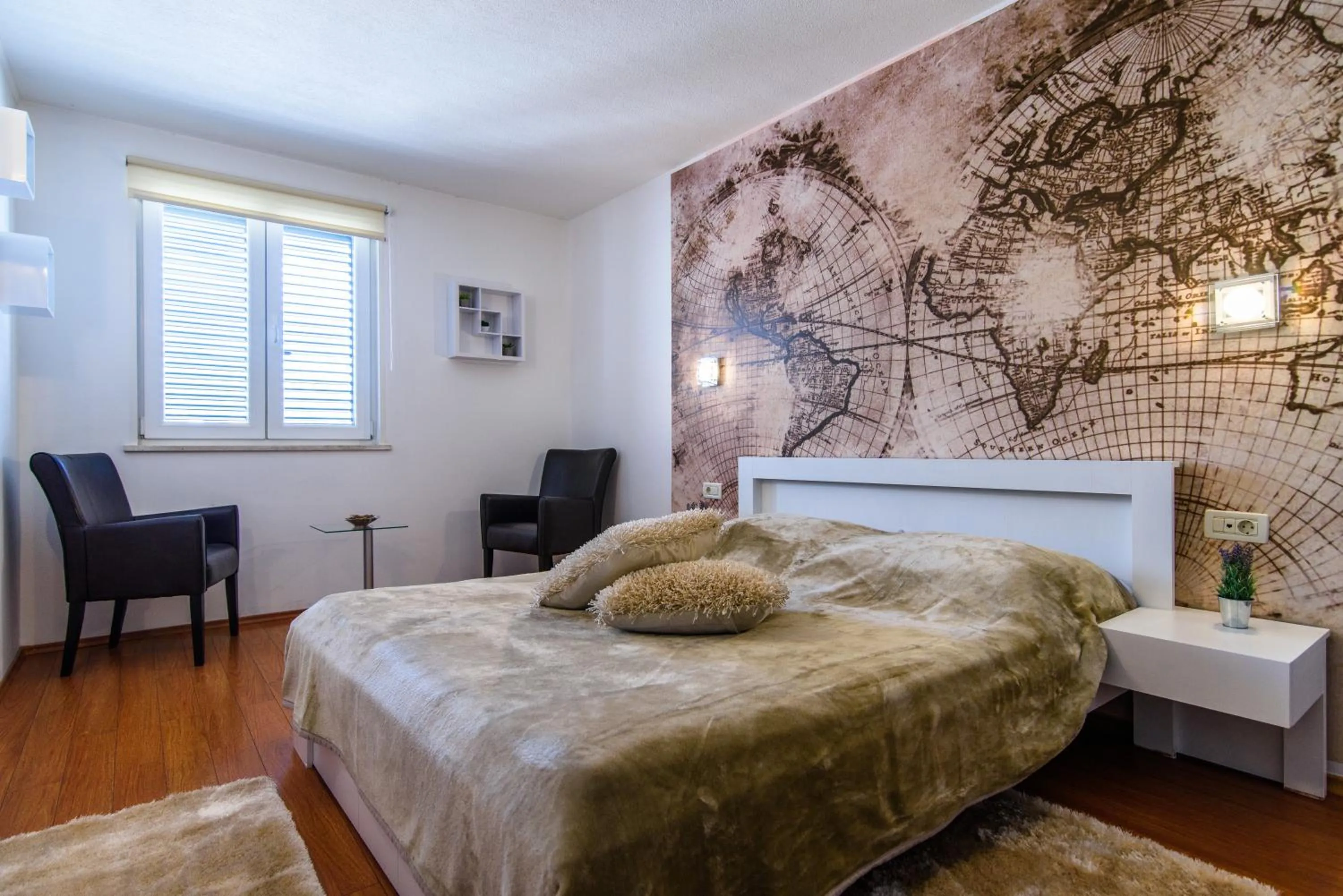 Bedroom, Bed in Villa Jidro