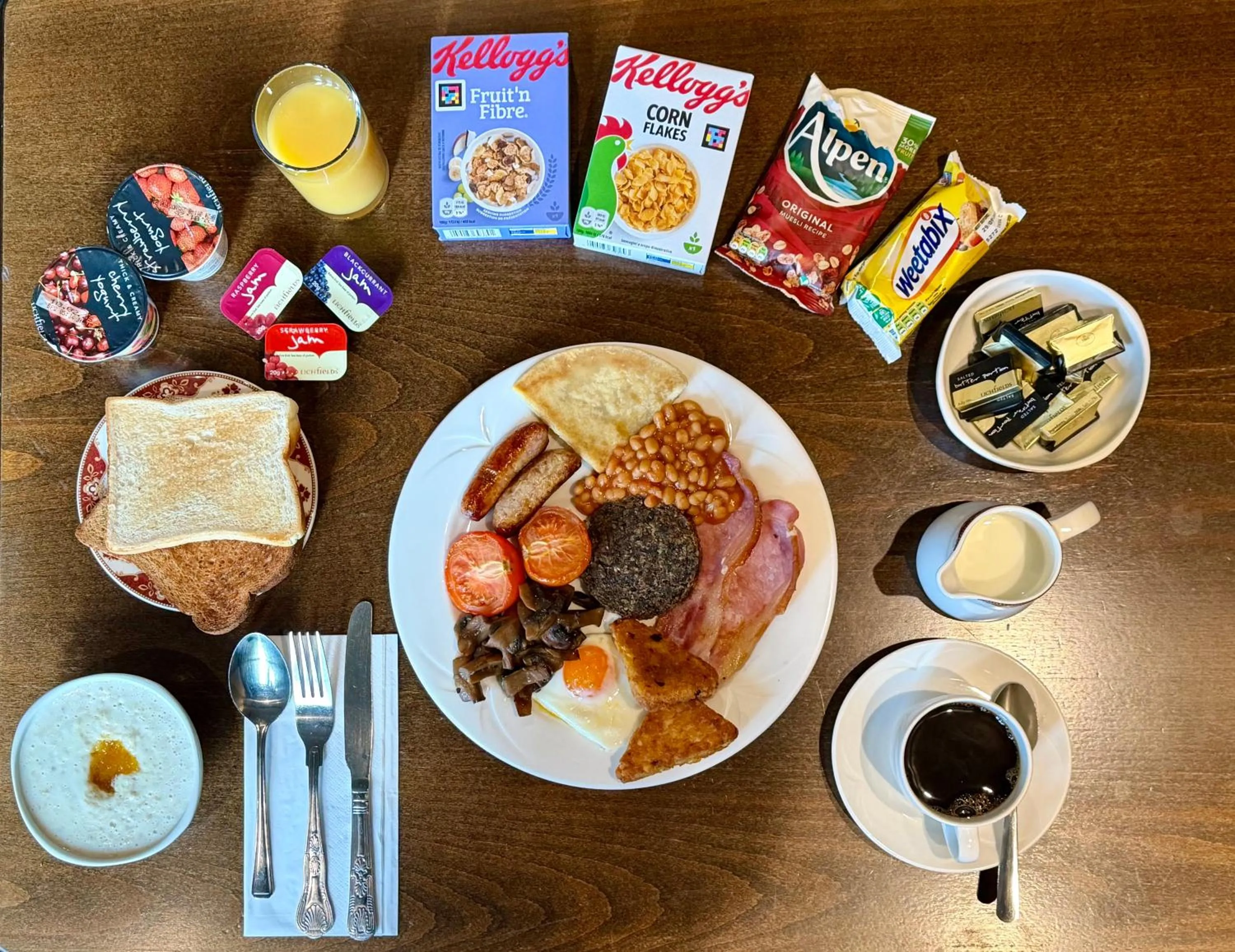 Restaurant/places to eat in Glenlossie Guest House