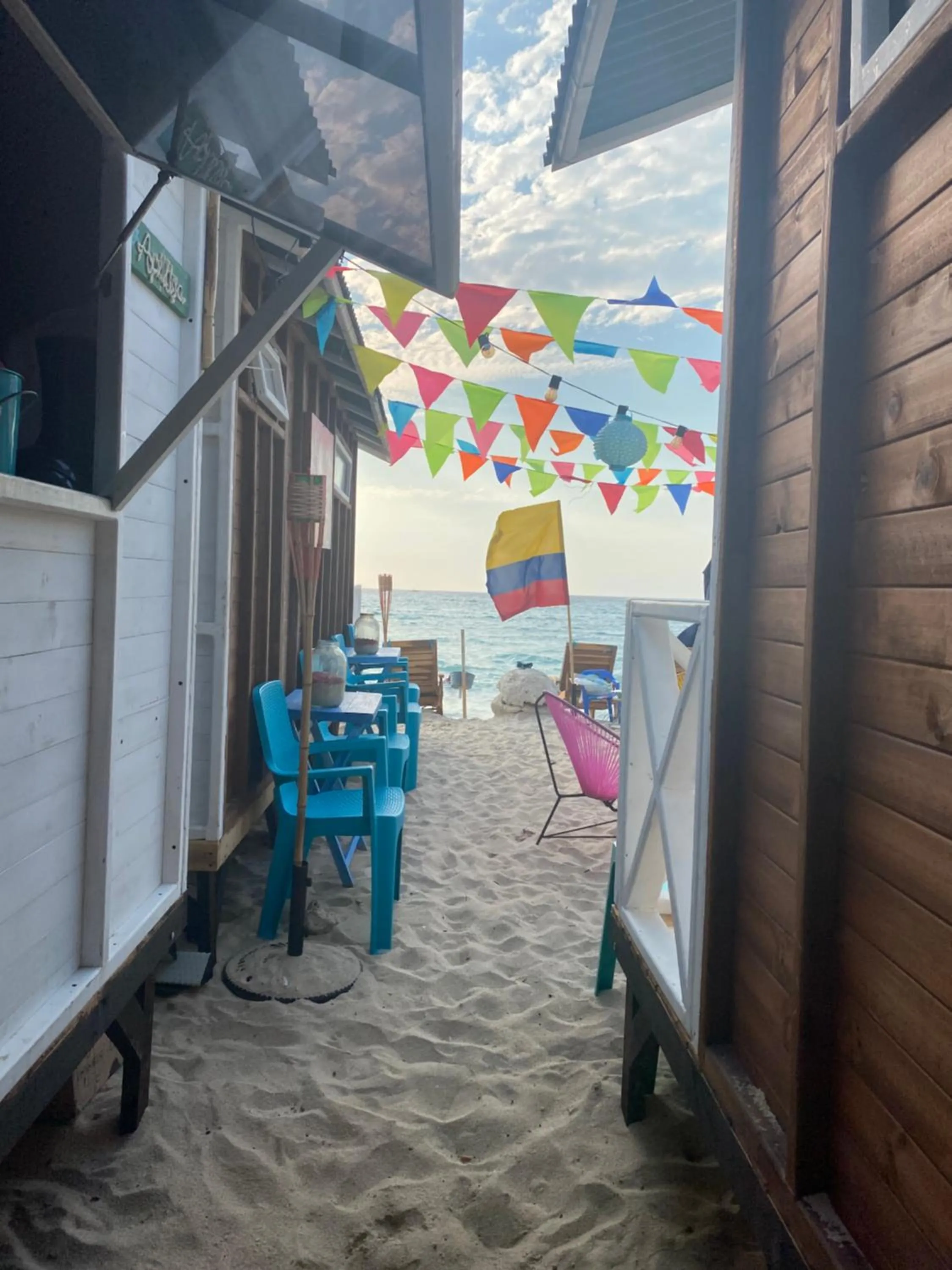 Seating area in Pura Vida Baru - La Casa del Cholo