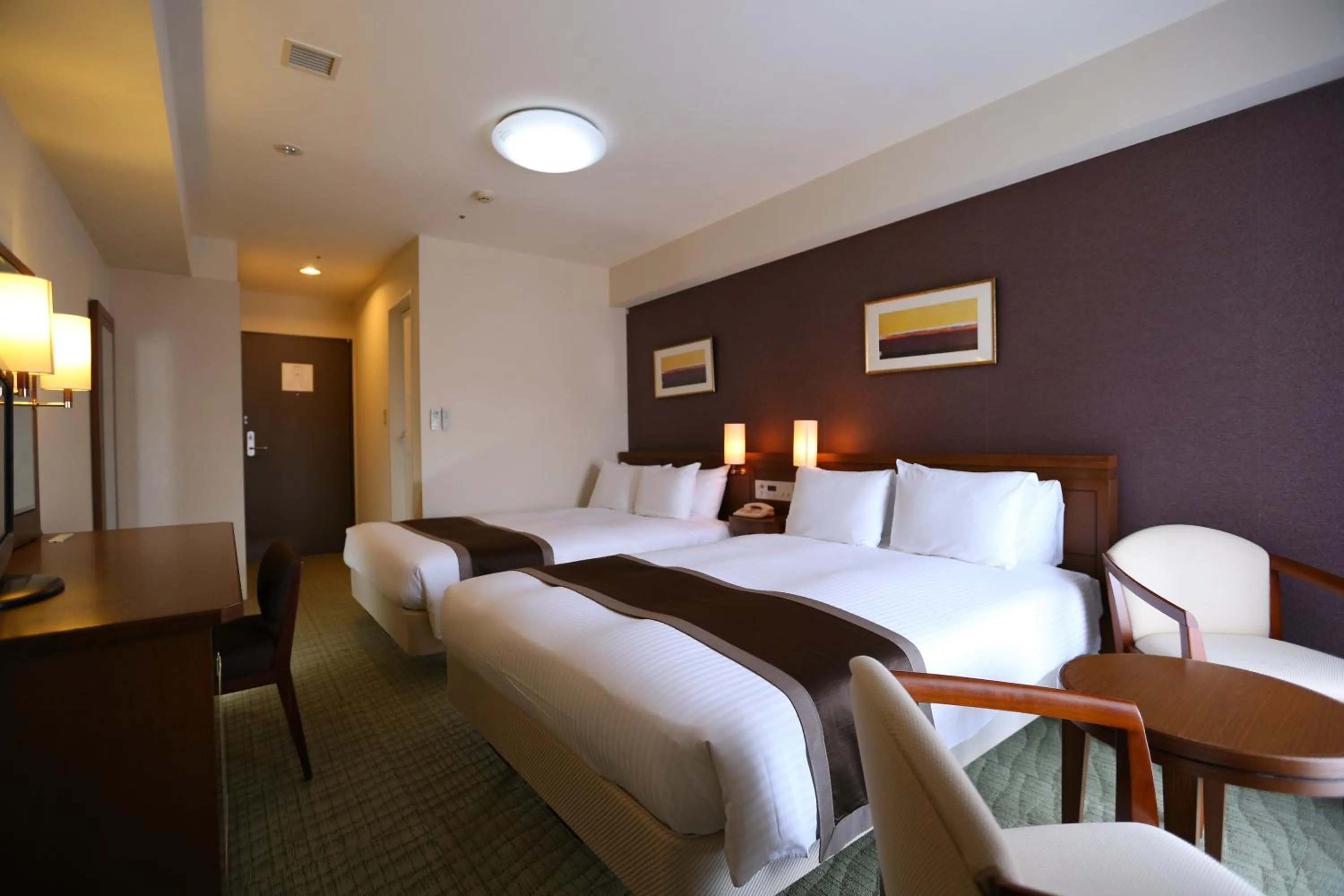 Bed in Hotel Hokke Club Osaka