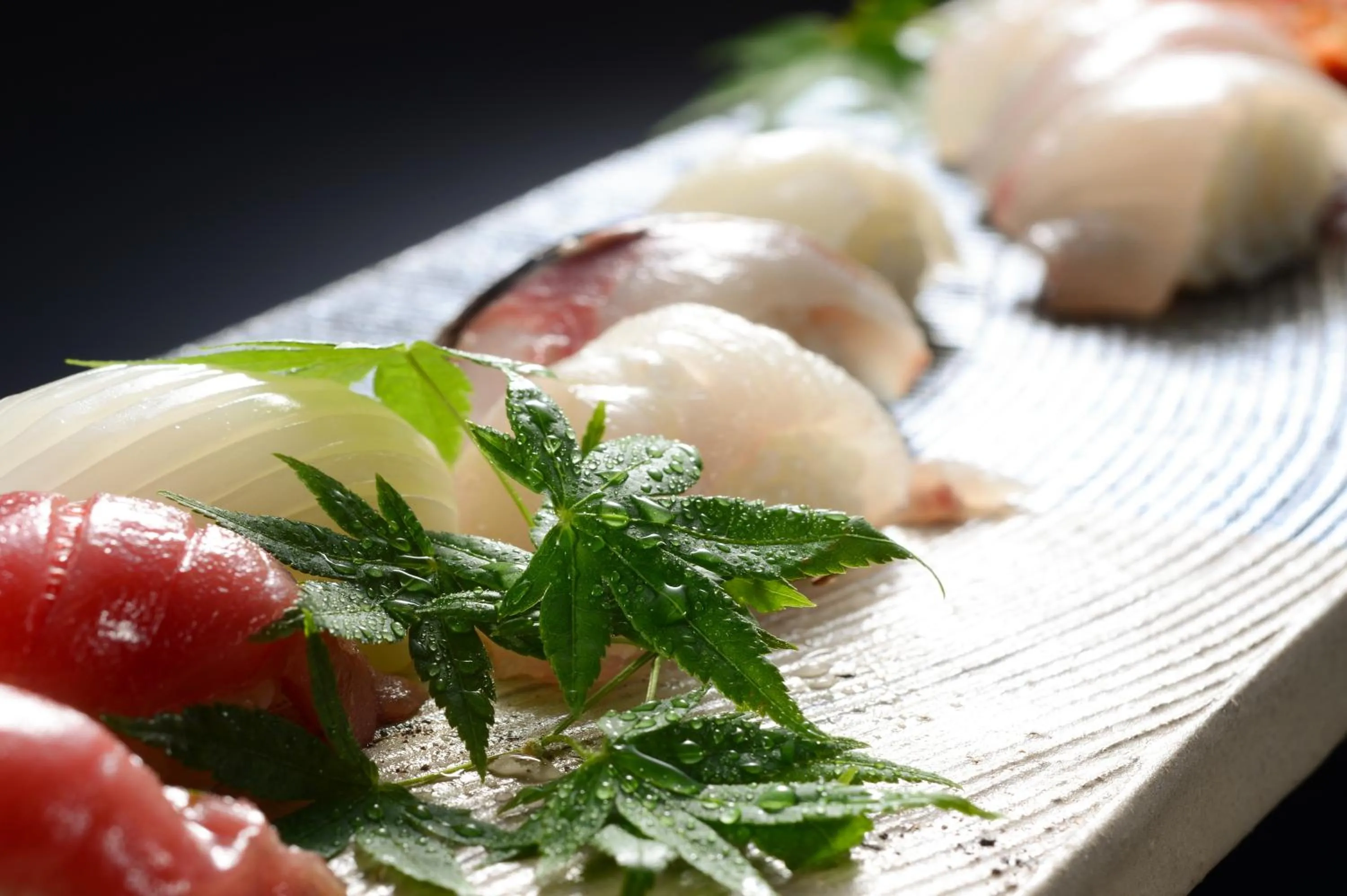 Food close-up in Balinese onsen ryokan Hakone Airu