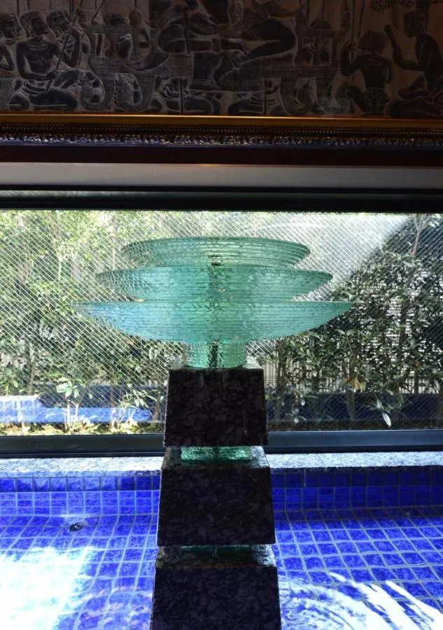 Area and facilities in Balinese onsen ryokan Hakone Airu