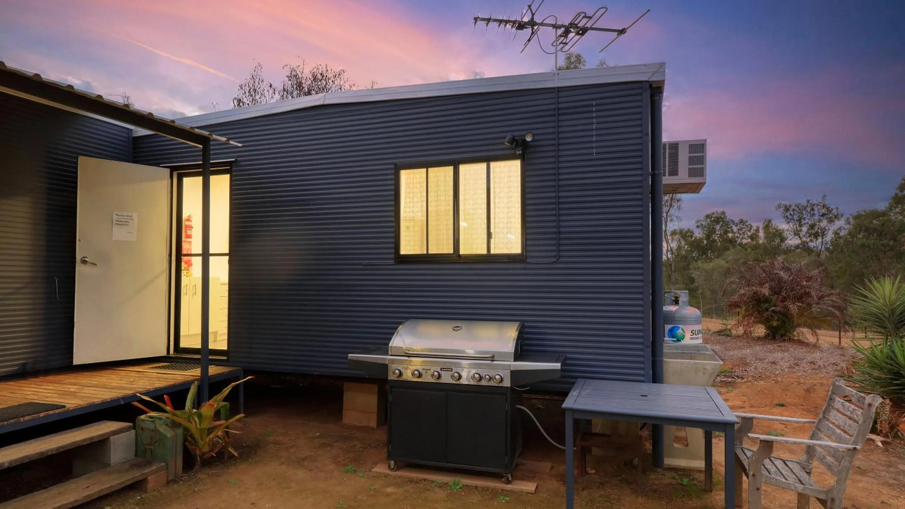 BBQ facilities in Silver Wattle Cabins