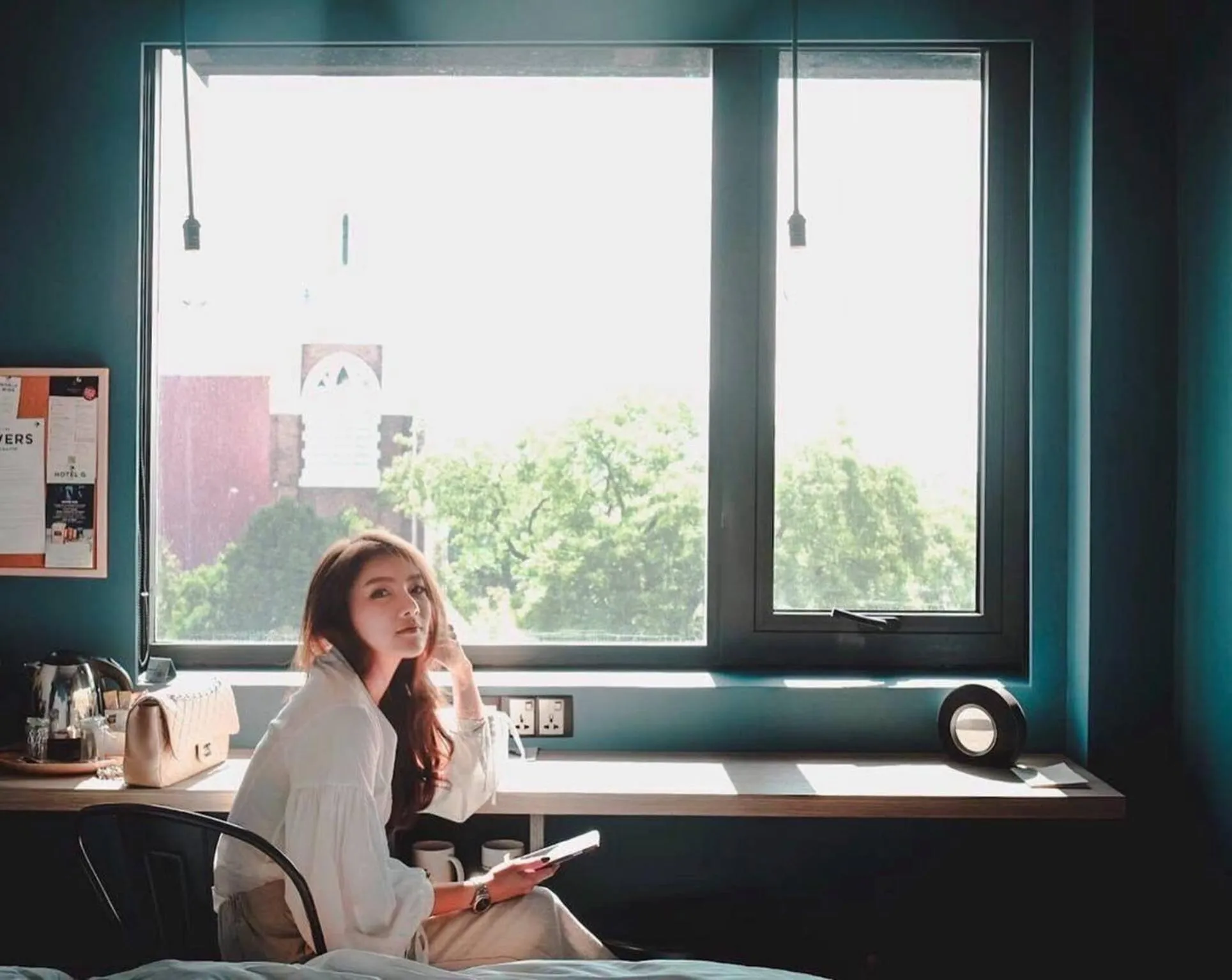 Seating area in Hotel G Yangon