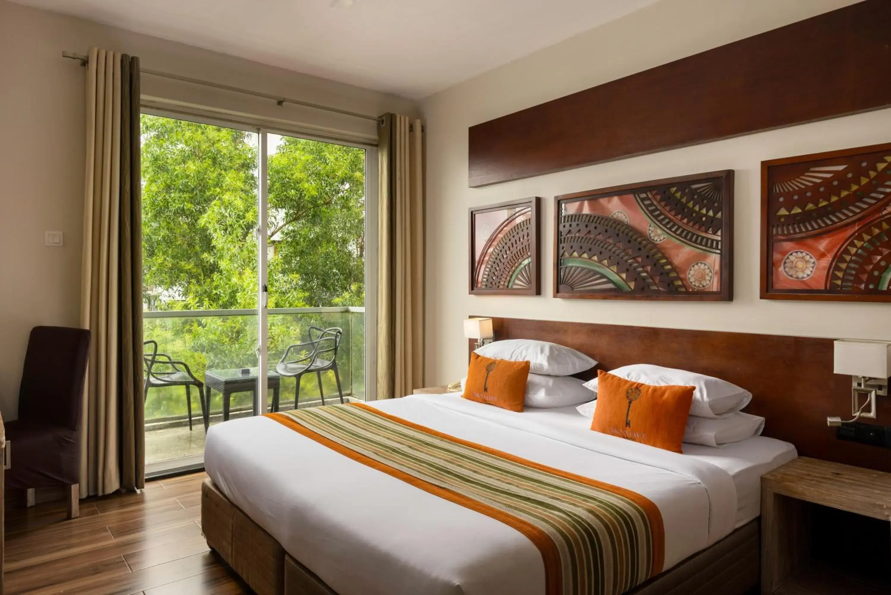 Bedroom, Bed in Skyloft Kandy by Aaradhya Bedroom, Bed in Skyloft Kandy by Aaradhya