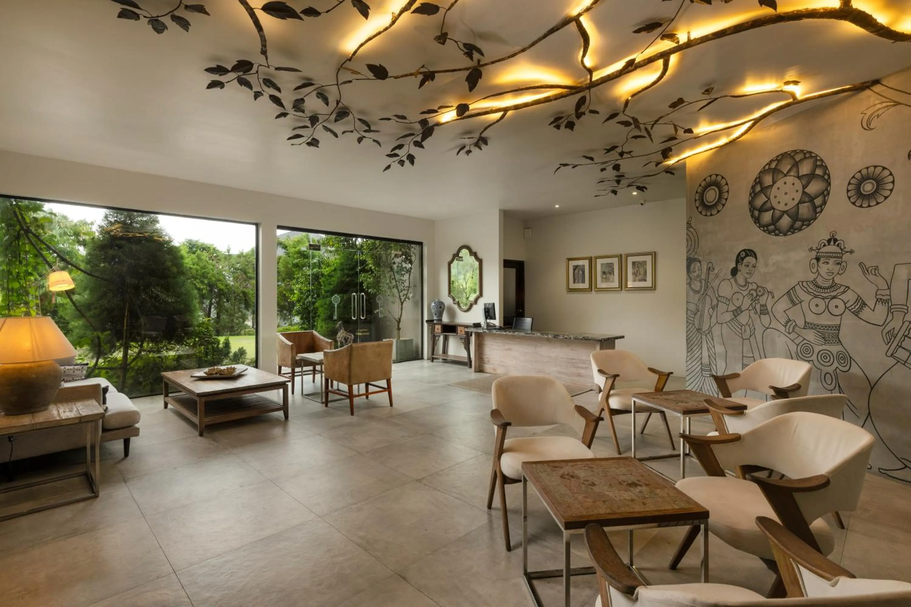 Lobby or reception in Skyloft Kandy by Aaradhya