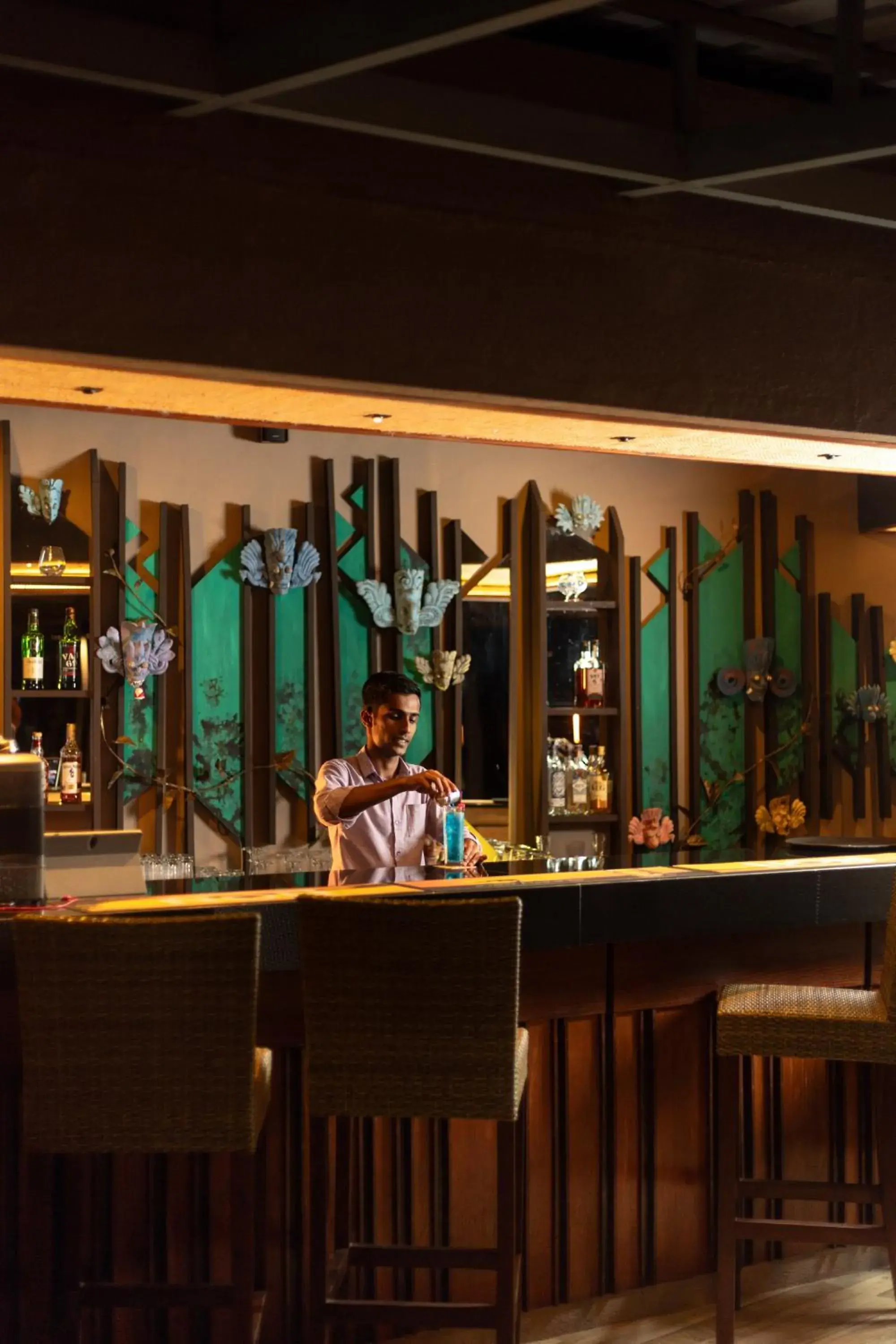 Lounge or bar in Skyloft Kandy by Aaradhya Lounge or bar in Skyloft Kandy by Aaradhya