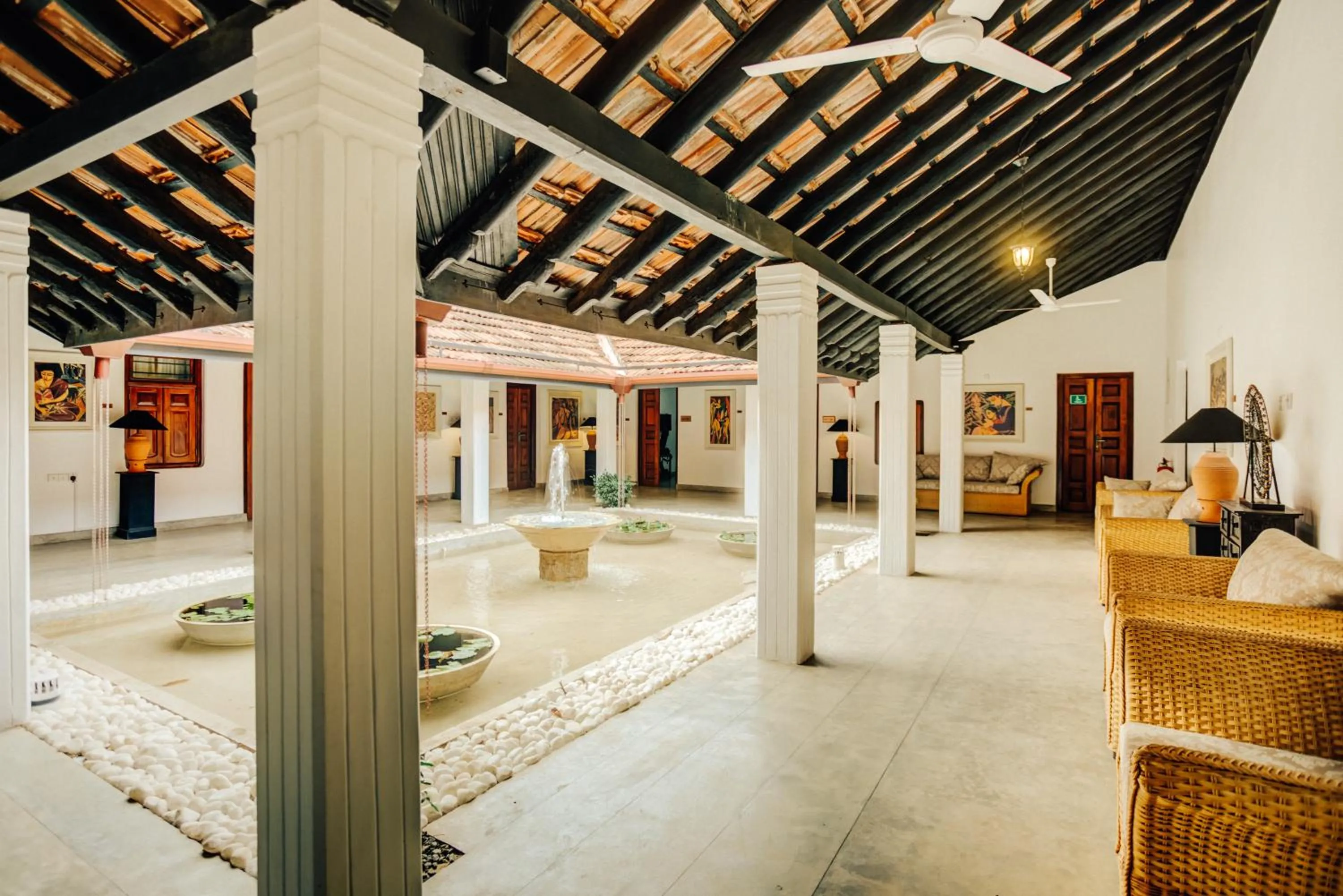 Inner courtyard view in Fox Jaffna