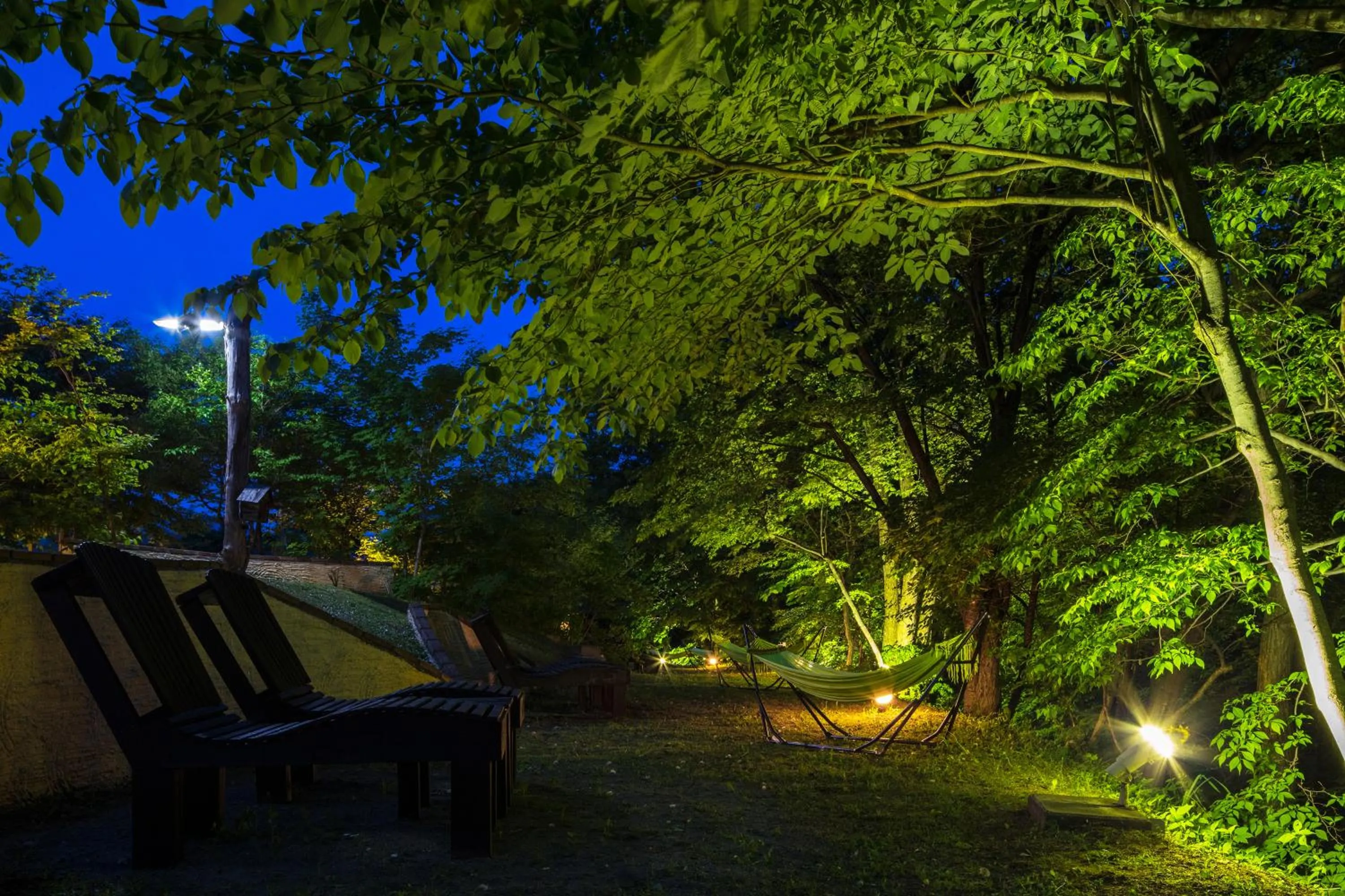 Garden in Asian Camp Resort TAPA