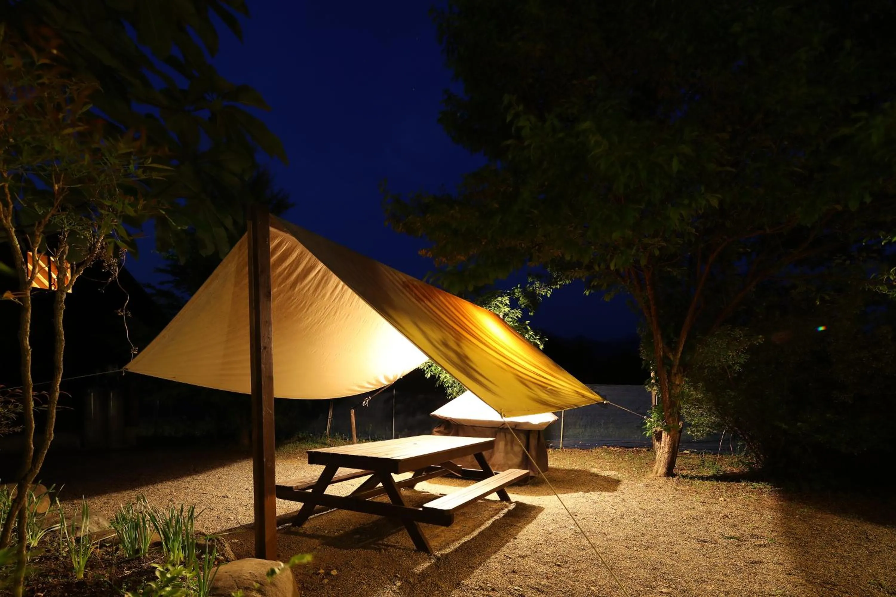 Patio in Asian Camp Resort TAPA