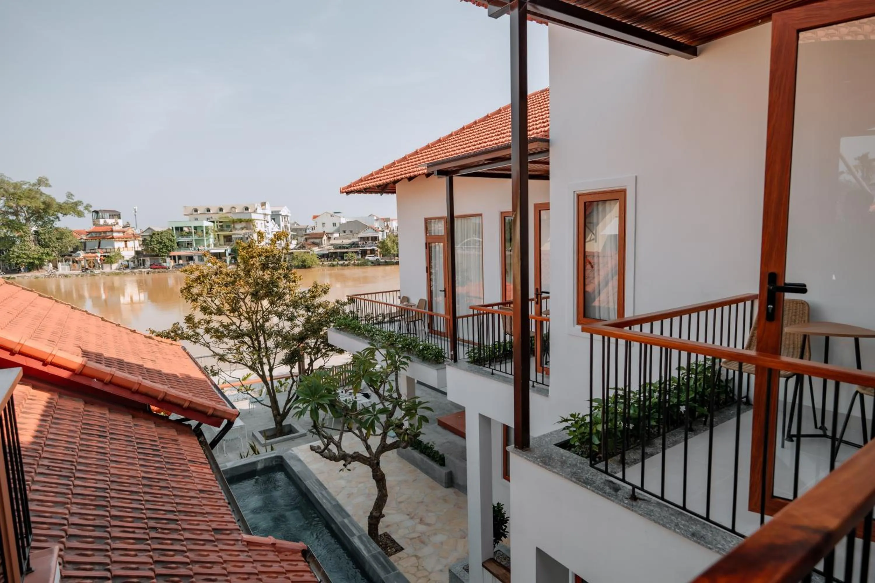 Balcony/Terrace in Hue River Side Villa