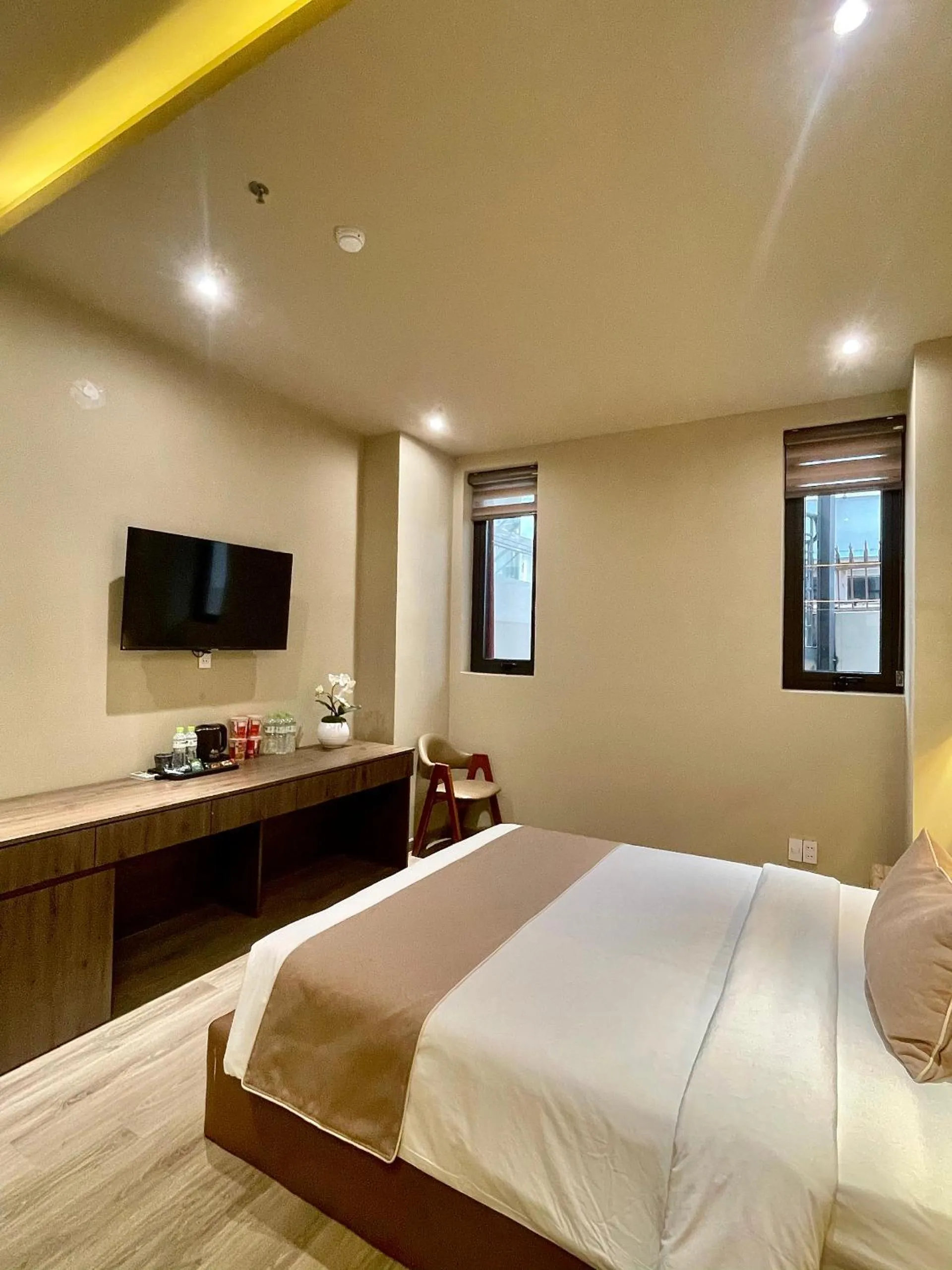 Bed in Hai Long Hotel